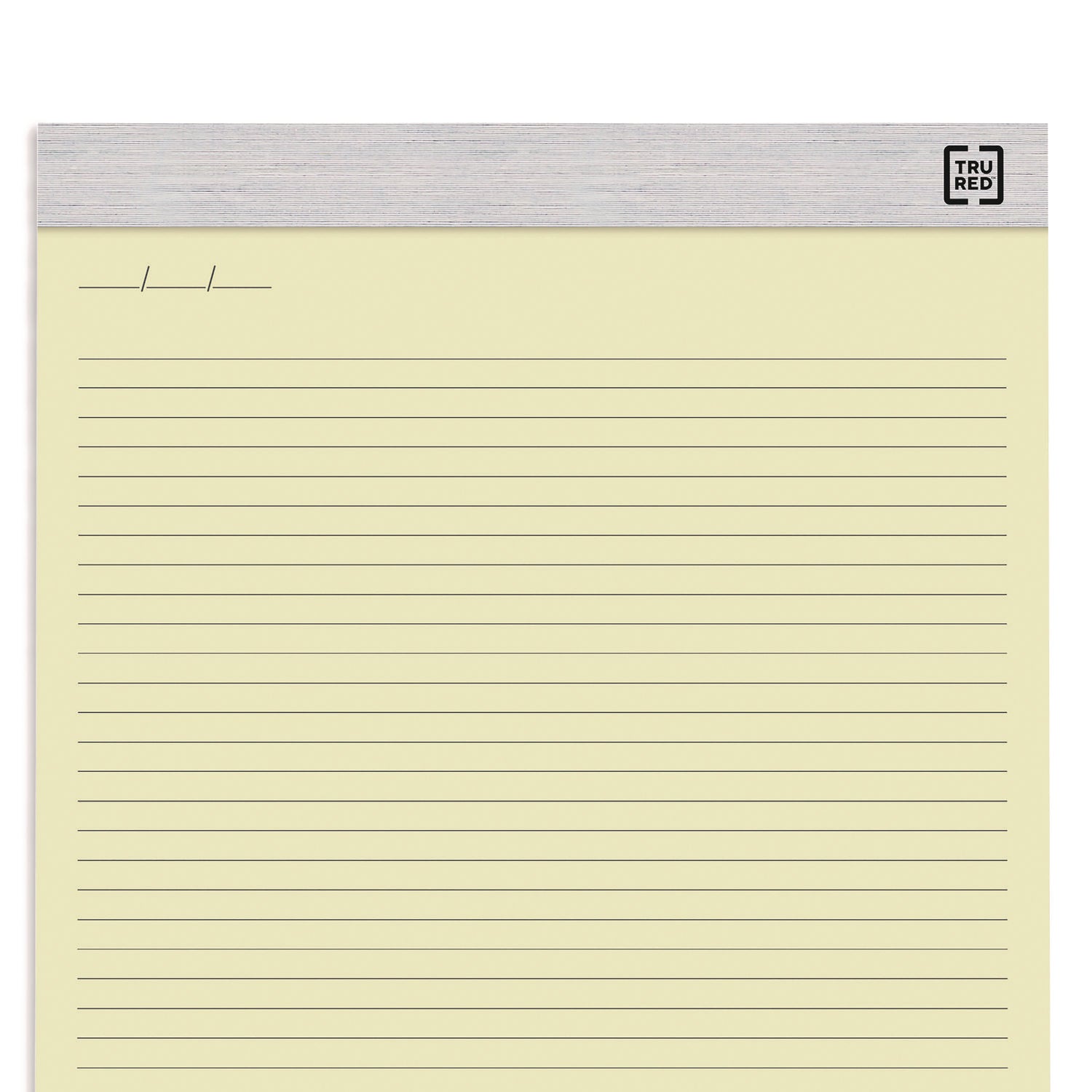Notepads, Narrow Rule, 50 Canary Yellow 8.5 x 11.75 Sheets, 6/Pack