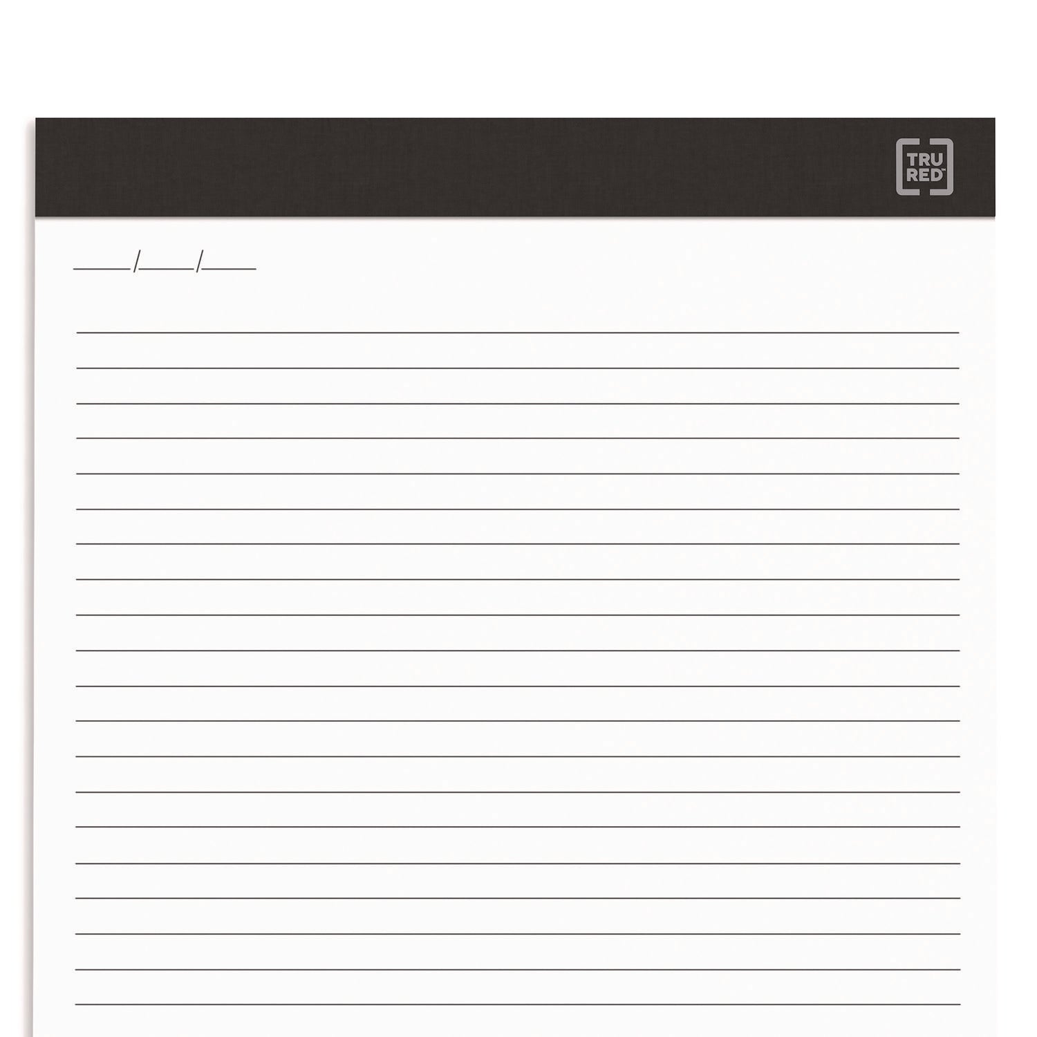 Notepads, Narrow Rule, 50 White 8.5 x 11.75 Sheets, 6/Pack