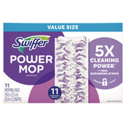 Swiffer Powermop Mopping Pads - Purple - 11 / Box