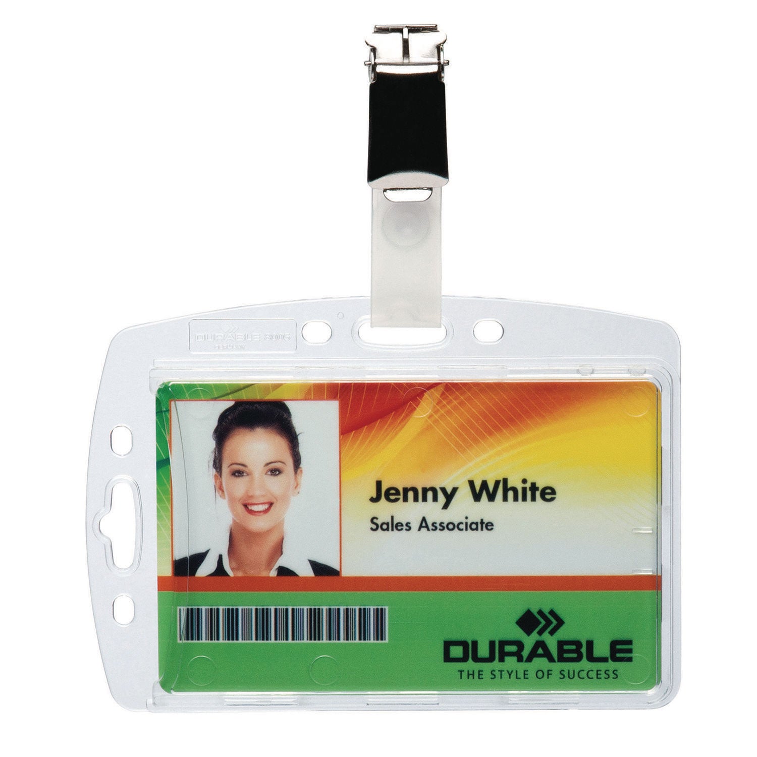 Support 2.13" x 3.35" Media - 2.1" Height x 3.3" Width - Acrylic - Transparent - 25 / Box