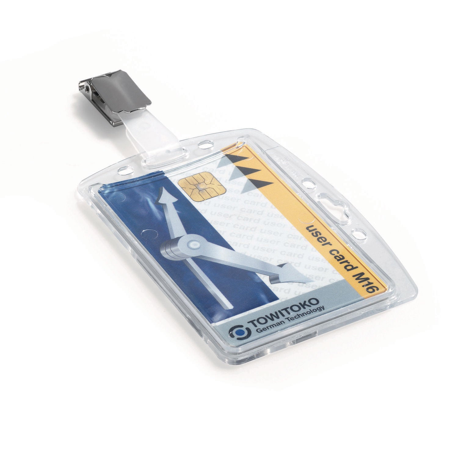 Support 2.13" x 3.35" Media - 2.1" Height x 3.3" Width - Acrylic - Transparent - 25 / Box