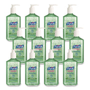 PURELL Hand Sanitizer Gel, 12 fl oz Pump Bottle, Clear, Non-sticky, Residue-free, Aloe, 12/Carton