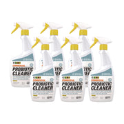 For Commercial, Multipurpose - Spray - 32 fl oz (1 quart) - Lemon Scent - White - 6 / Carton