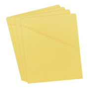 Smead Letter Recycled File Jacket - 8 1/2" x 11" - 11 pt. - Yellow - 10% Recycled - 25 / Pack