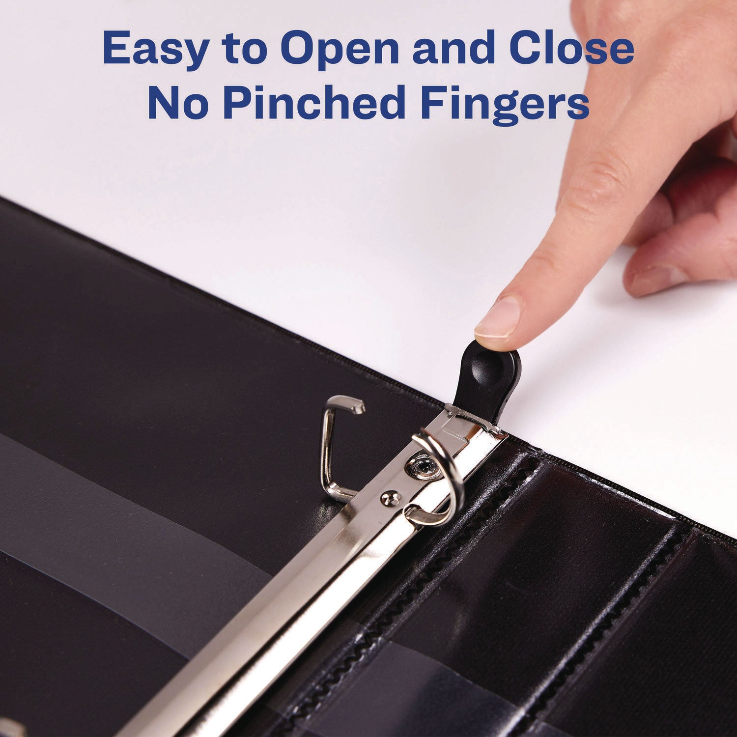 Heavy-Duty Non-View Binder With Durahinge And One Touch Ezd Rings, 3 Rings, 1" Capacity, 11 X 8.5, Blue