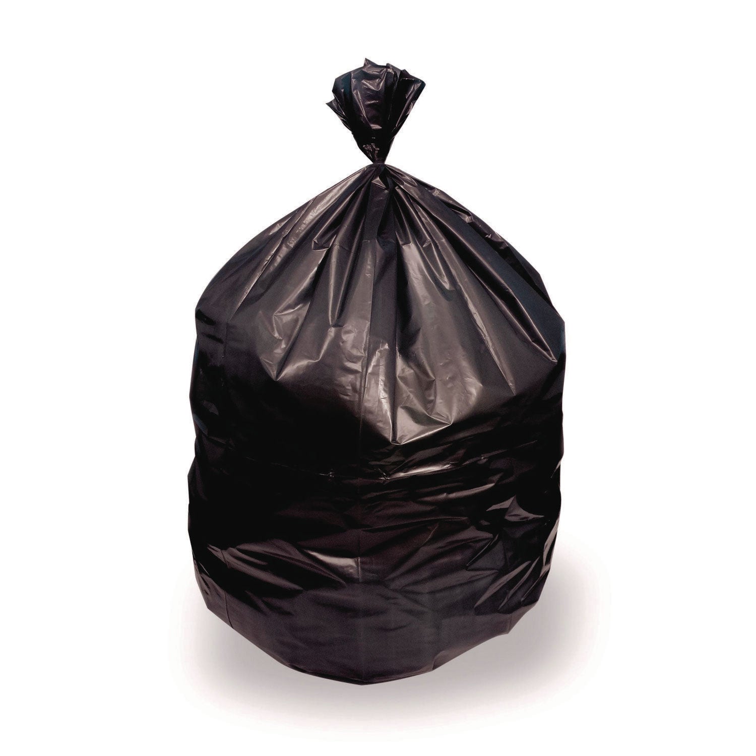 Heritage Bag Linear Low Density Can Liners, 16 Gallon, 32" x 24", 0.90 mil Thickness, Black, Linear Low-Density Polyethylene, 500 per Carton