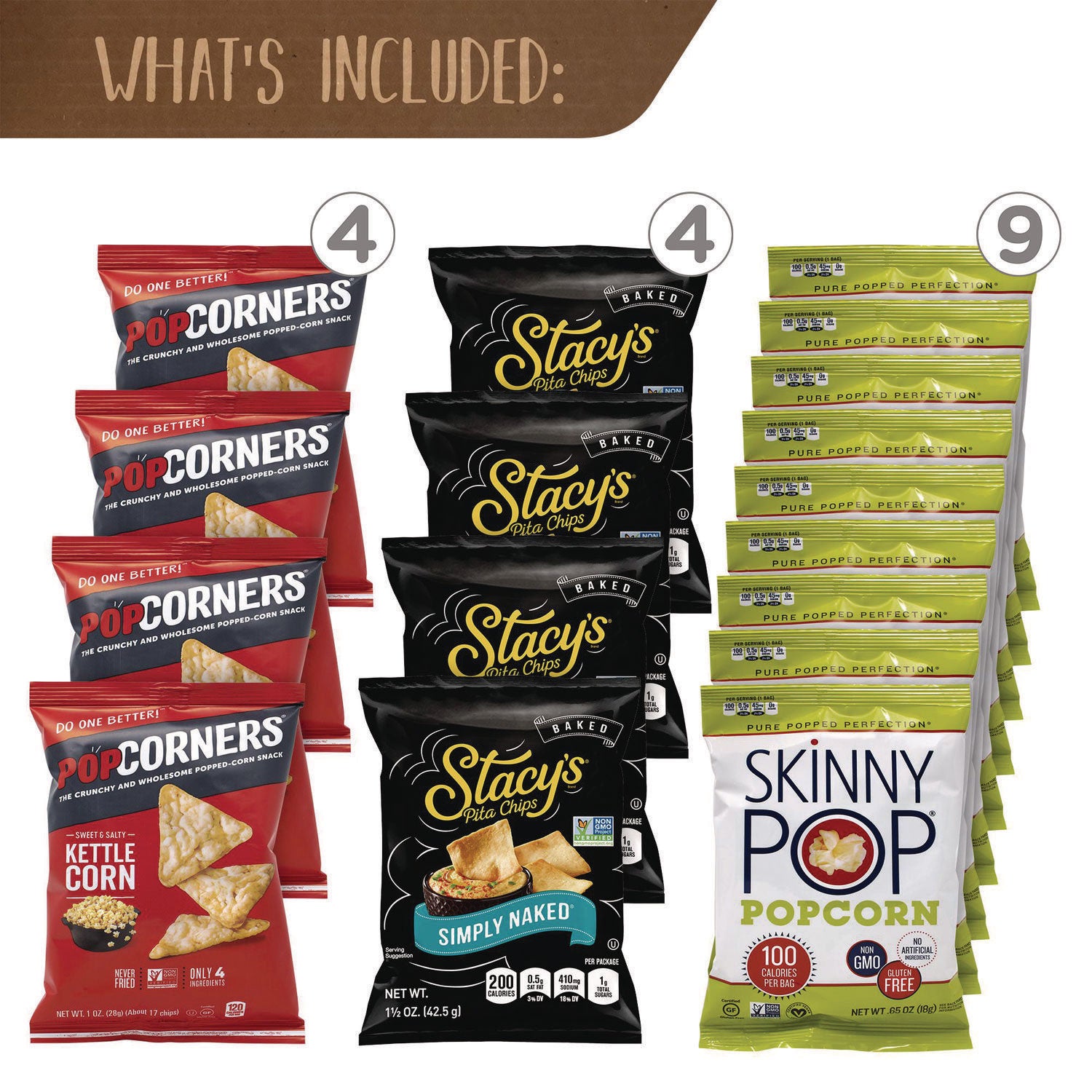 Big Healthy Snack Box, 61 Assorted Snacks/Box