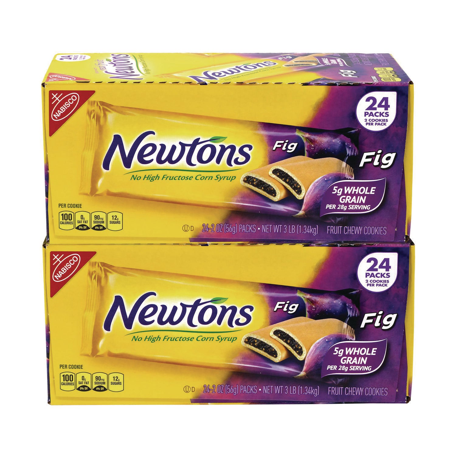 No High Fructose Corn Syrup, Individually Wrapped - Fig - 1 - 2 oz - 24 / Carton