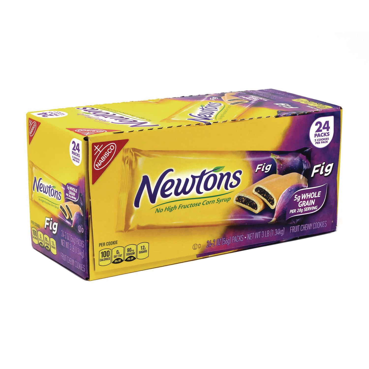 No High Fructose Corn Syrup, Individually Wrapped - Fig - 1 - 2 oz - 24 / Carton