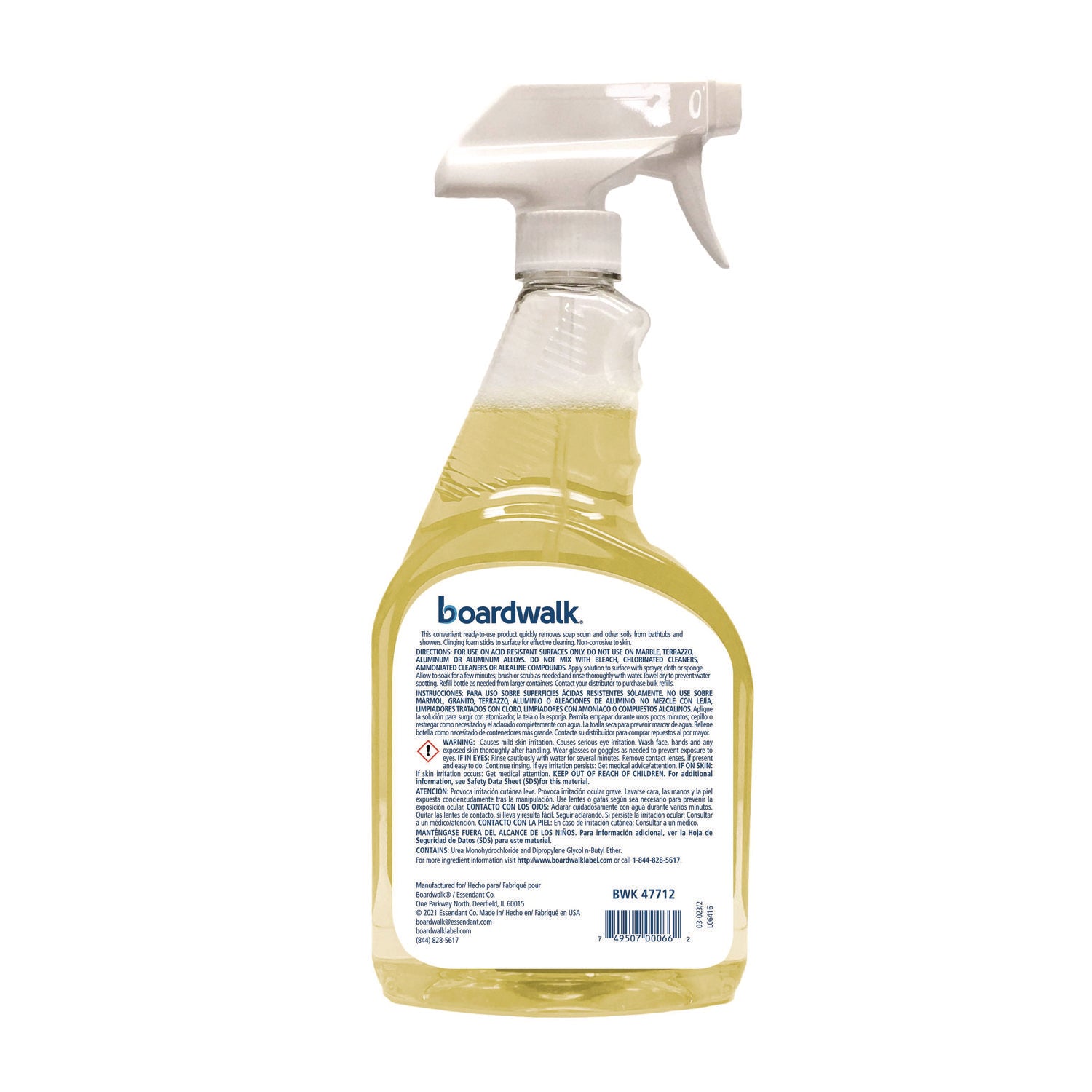 Natural All-Purpose Cleaner, Unscented, 32 oz Spray Bottle, 12/Carton