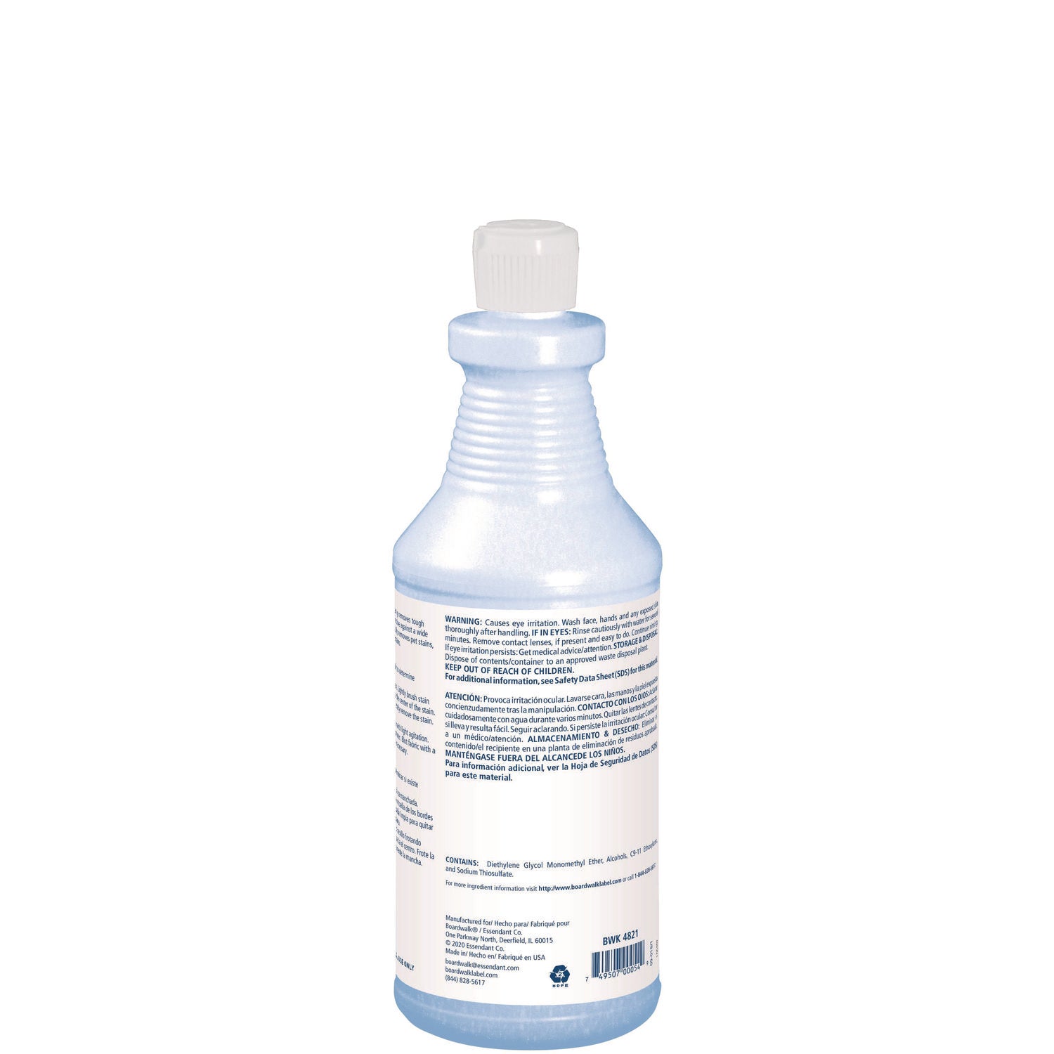 Industrial Strength Carpet Spotter, Unscented, 32 oz Bottle, 12/Carton
