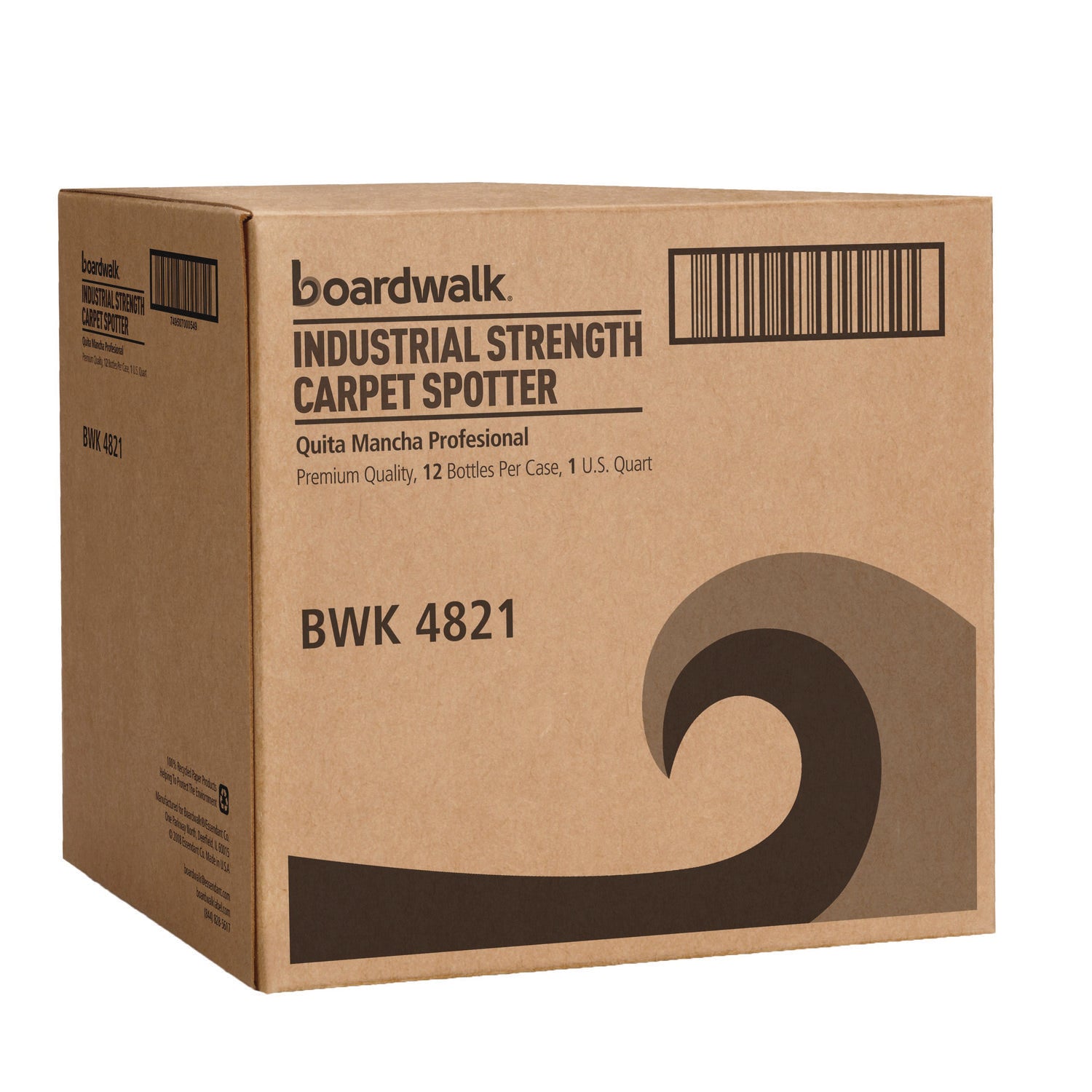 Industrial Strength Carpet Spotter, Unscented, 32 oz Bottle, 12/Carton
