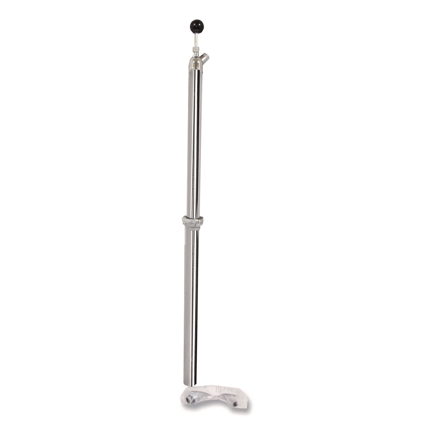 Bottle Pump, 22 oz Output, Steel, 42.5" Tall, Chrome, 6/Carton