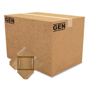 Reclosable Kraft Take-Out Box, 54 oz, Brown, Paper, 200/Carton