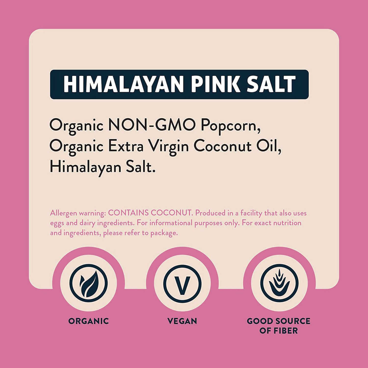 Gluten-free - Pink Himalayan Salt - 24/Bag - 1 Carton