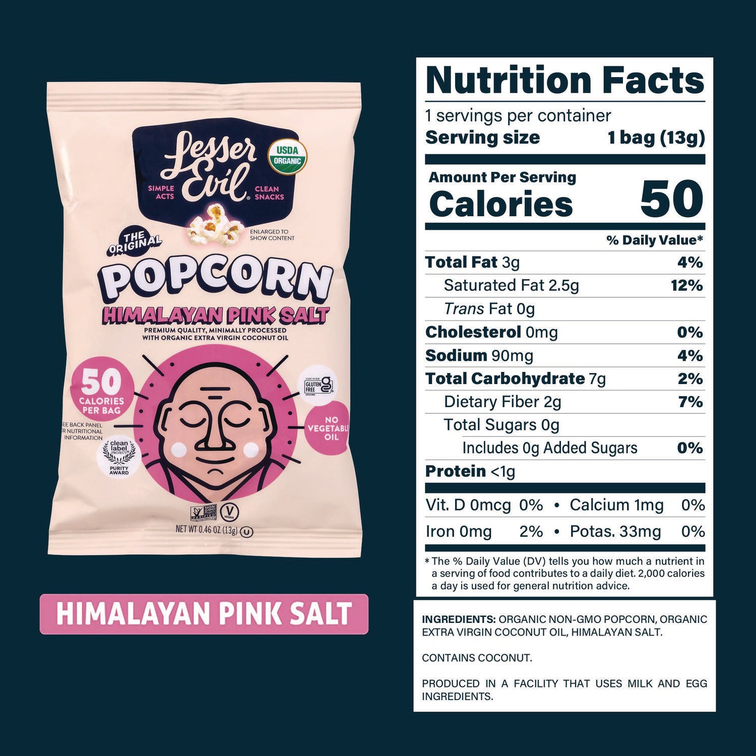 Gluten-free - Pink Himalayan Salt - 24/Bag - 1 Carton