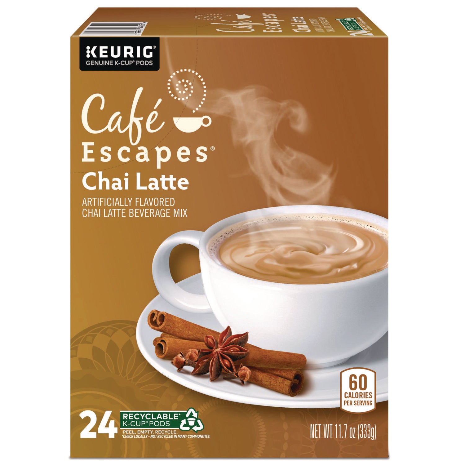 Compatible with Keurig K-Cup Brewer - Black Tea - 0.5 oz - 24 K-Cup - Caffeinated - Kosher - 24 / Box