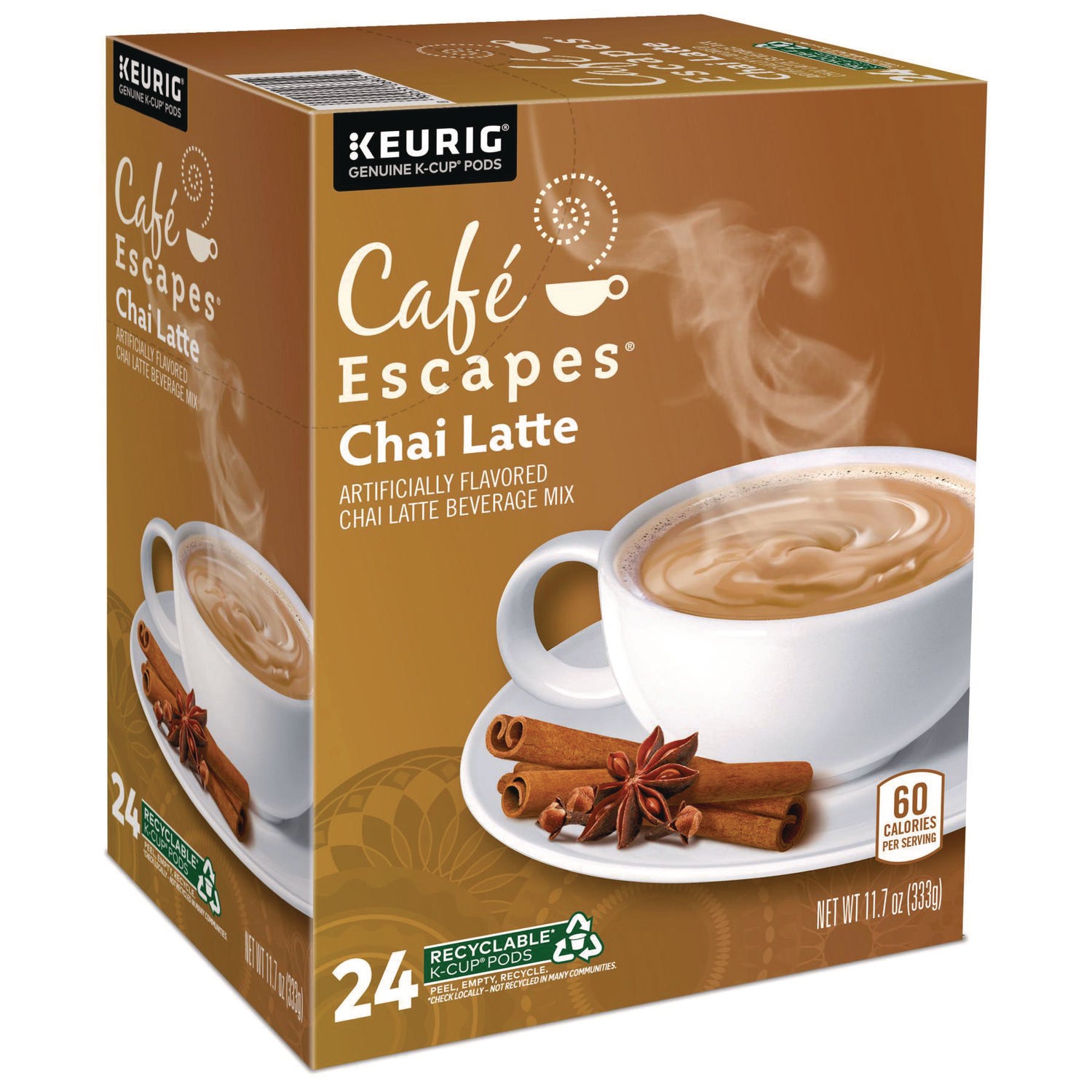 Compatible with Keurig K-Cup Brewer - Black Tea - 0.5 oz - 24 K-Cup - Caffeinated - Kosher - 24 / Box