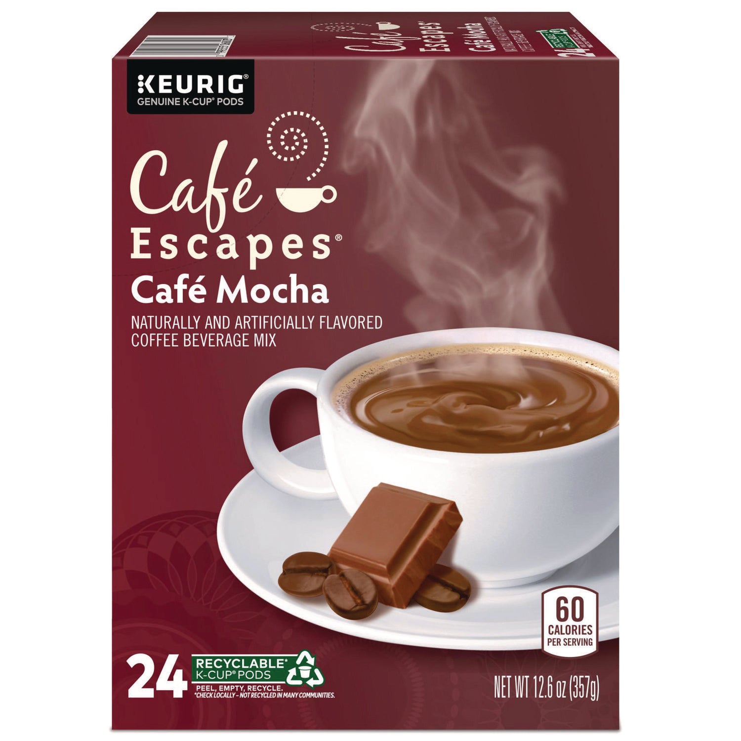 Compatible with Keurig Brewer - Regular - 0.5 oz - K-Cup, Pod - 24 / Box