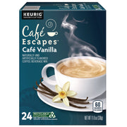 Compatible with Keurig Brewer - Light - K-Cup, Pod - Caf&eacute; Vanilla - Kosher - 24 / Box