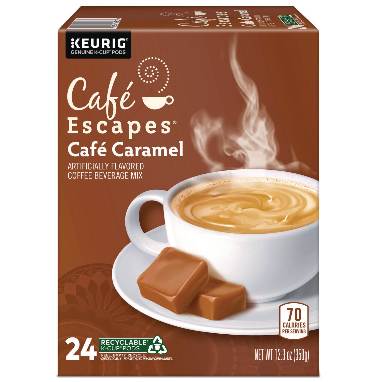 Compatible with Keurig Brewer - Light - K-Cup, Pod - 24 / Box