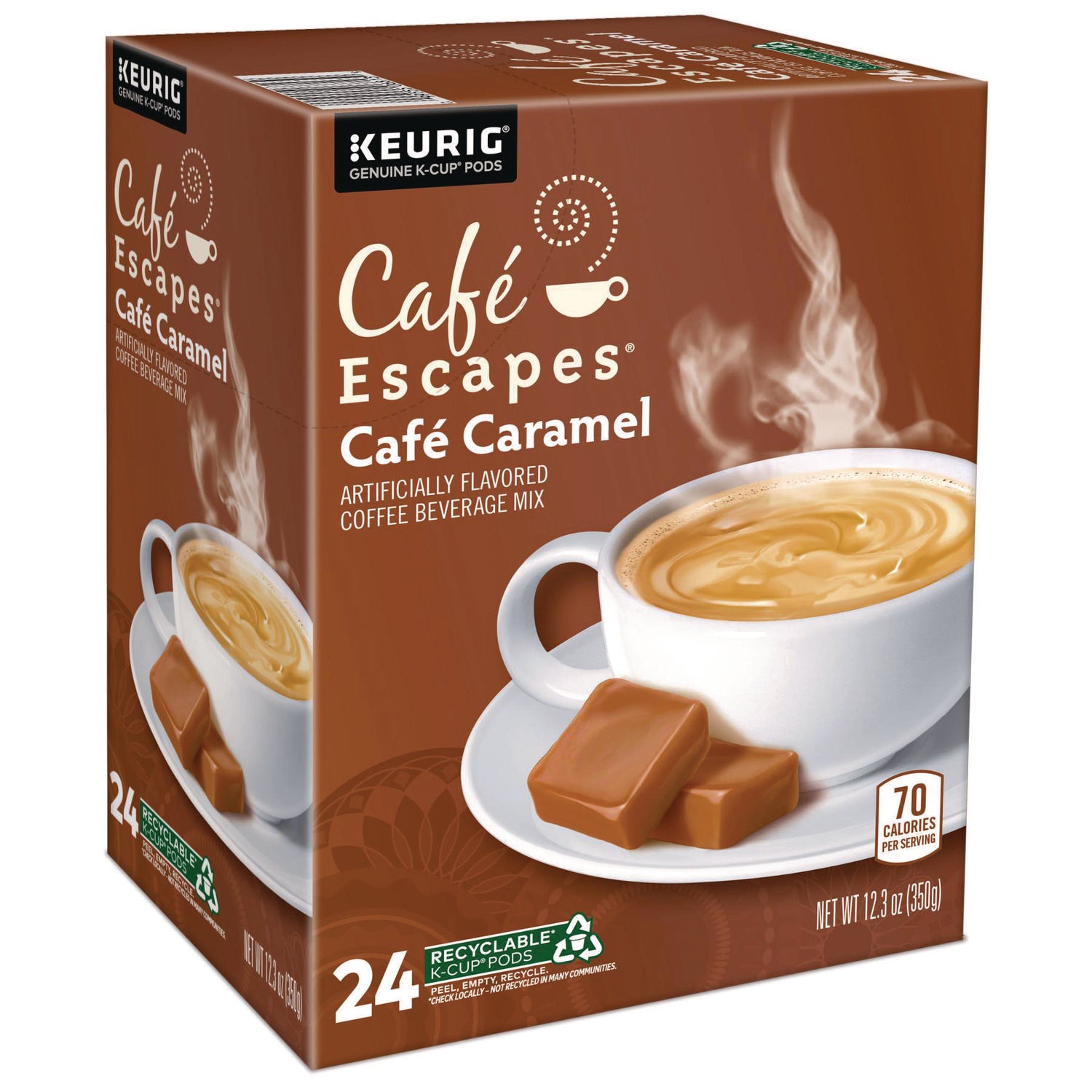 Compatible with Keurig Brewer - Light - K-Cup, Pod - 24 / Box