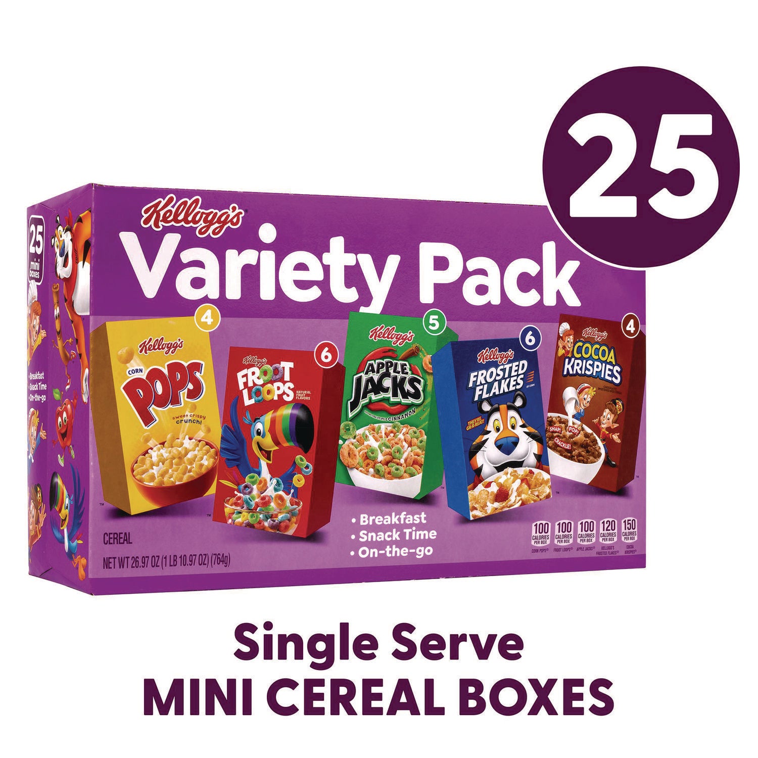 Assorted - 25/Bag - 1 Carton