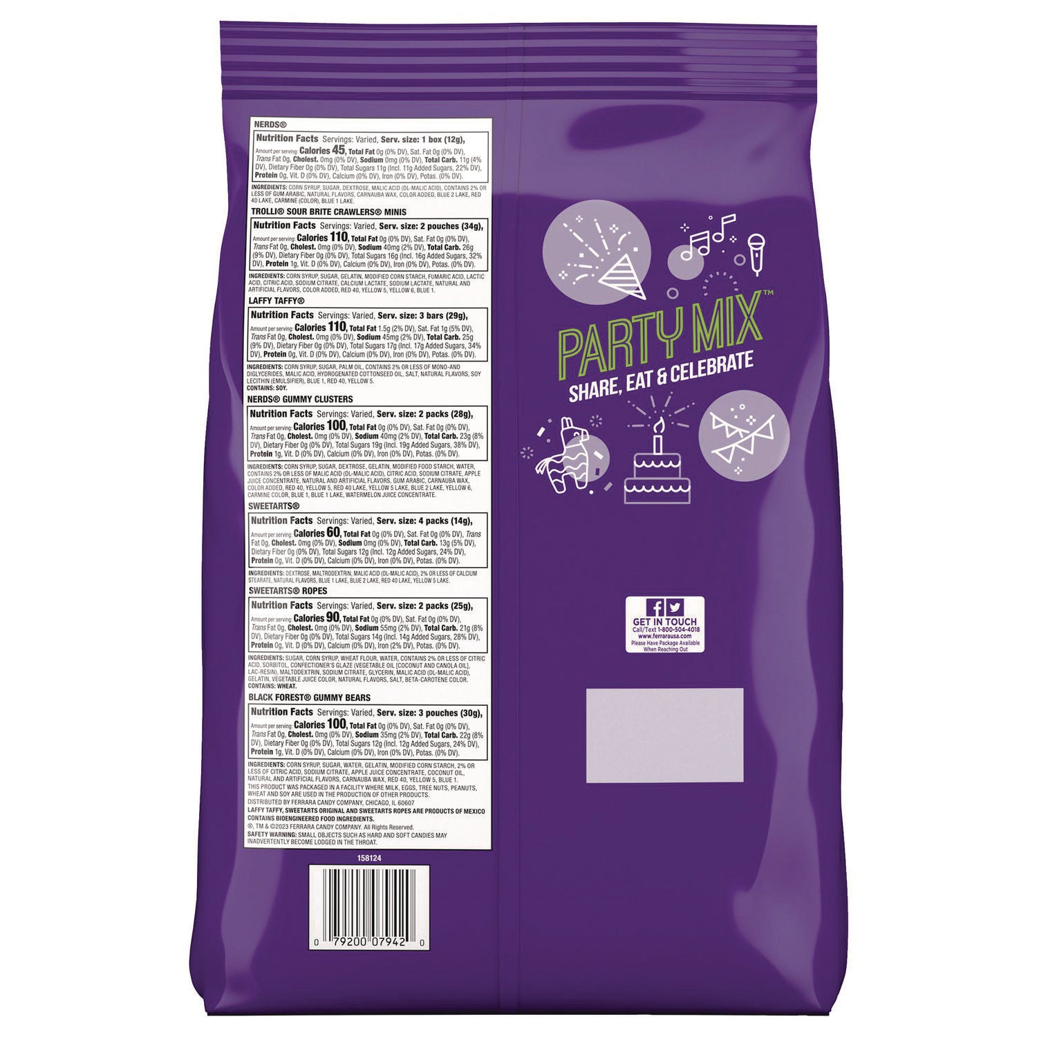 Assorted - 120 /Bag - 1 Carton
