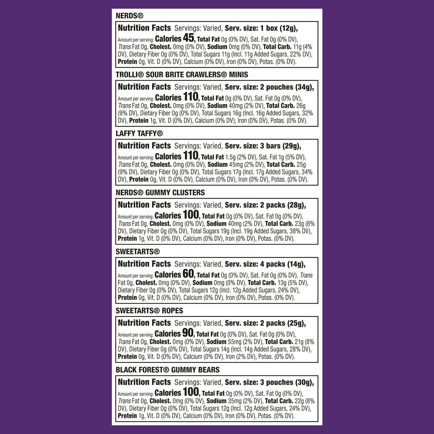 Assorted - 120 /Bag - 1 Carton