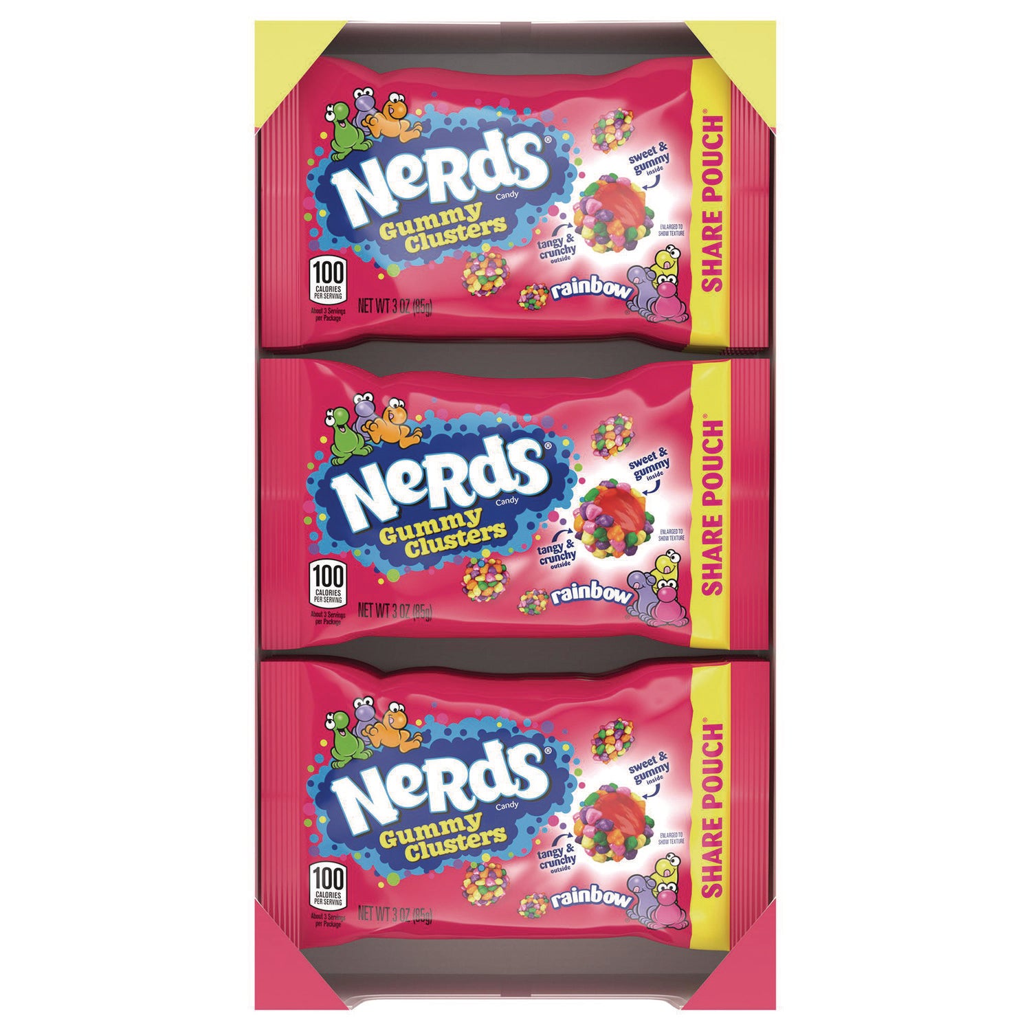 Strawberry, Grape, Orange, Lemon - 3 oz - 12 /Bag - 1 / Carton