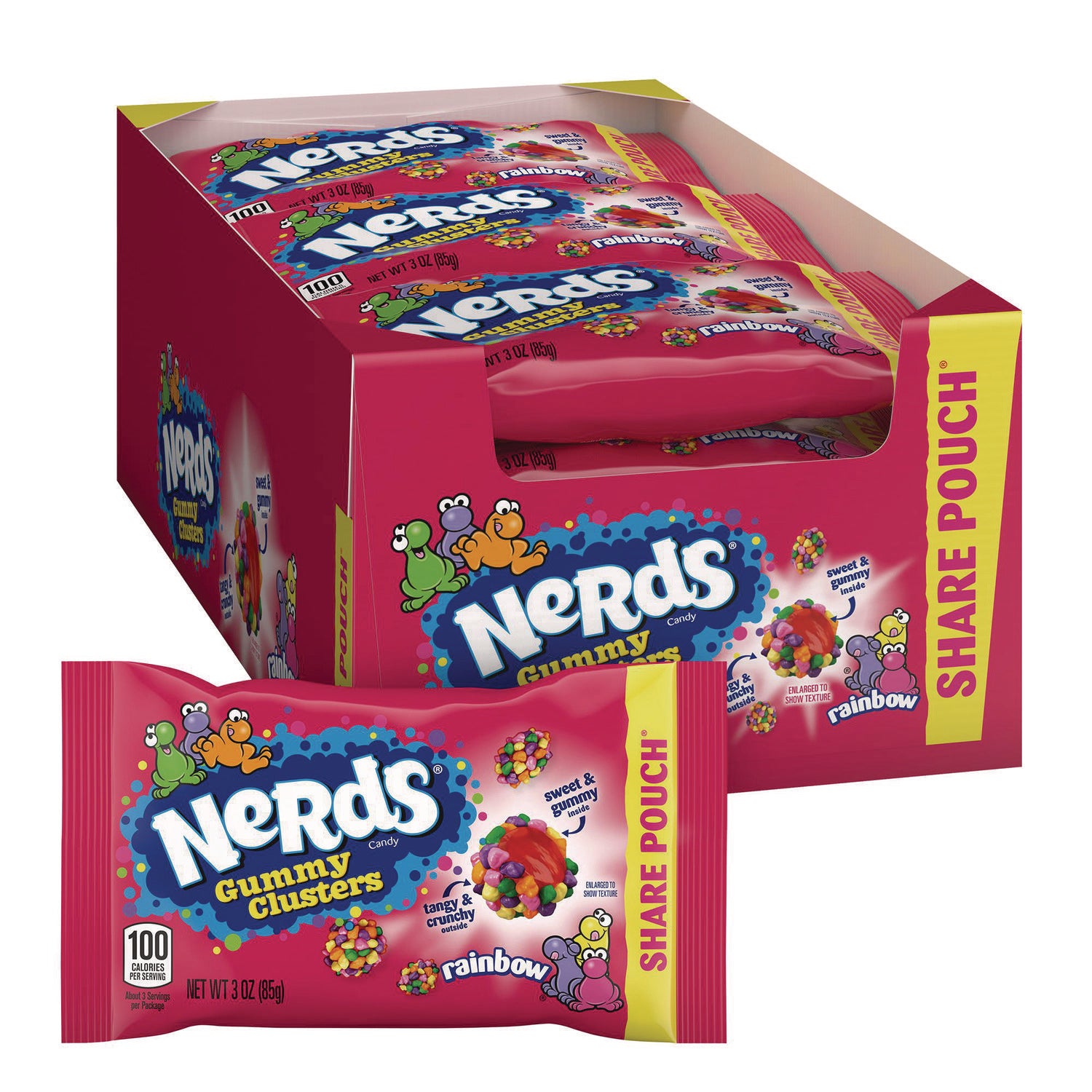 Strawberry, Grape, Orange, Lemon - 3 oz - 12 /Bag - 1 / Carton