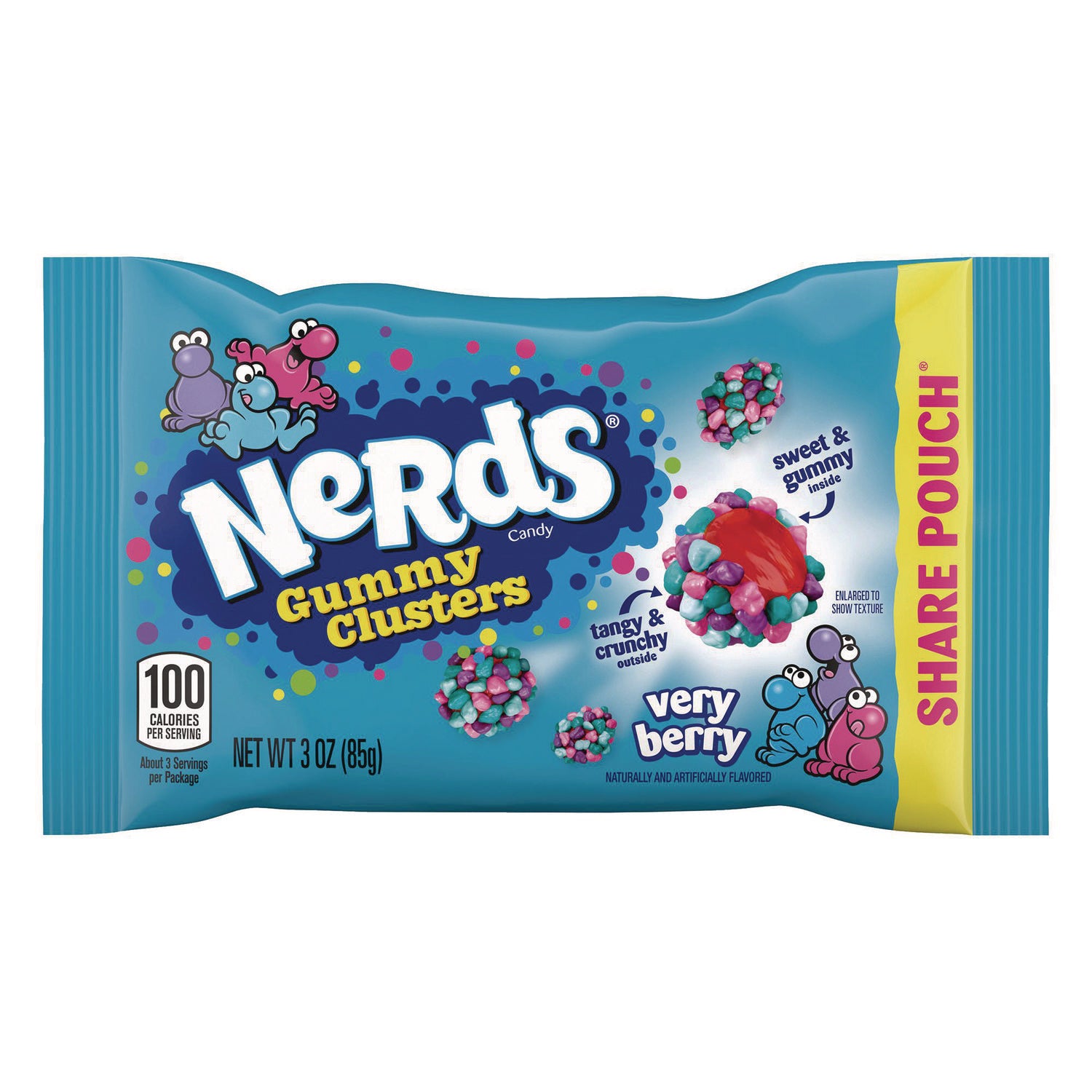Very Berry Clusters Share Pack, Berry, 3 oz Packet, 12/Carton