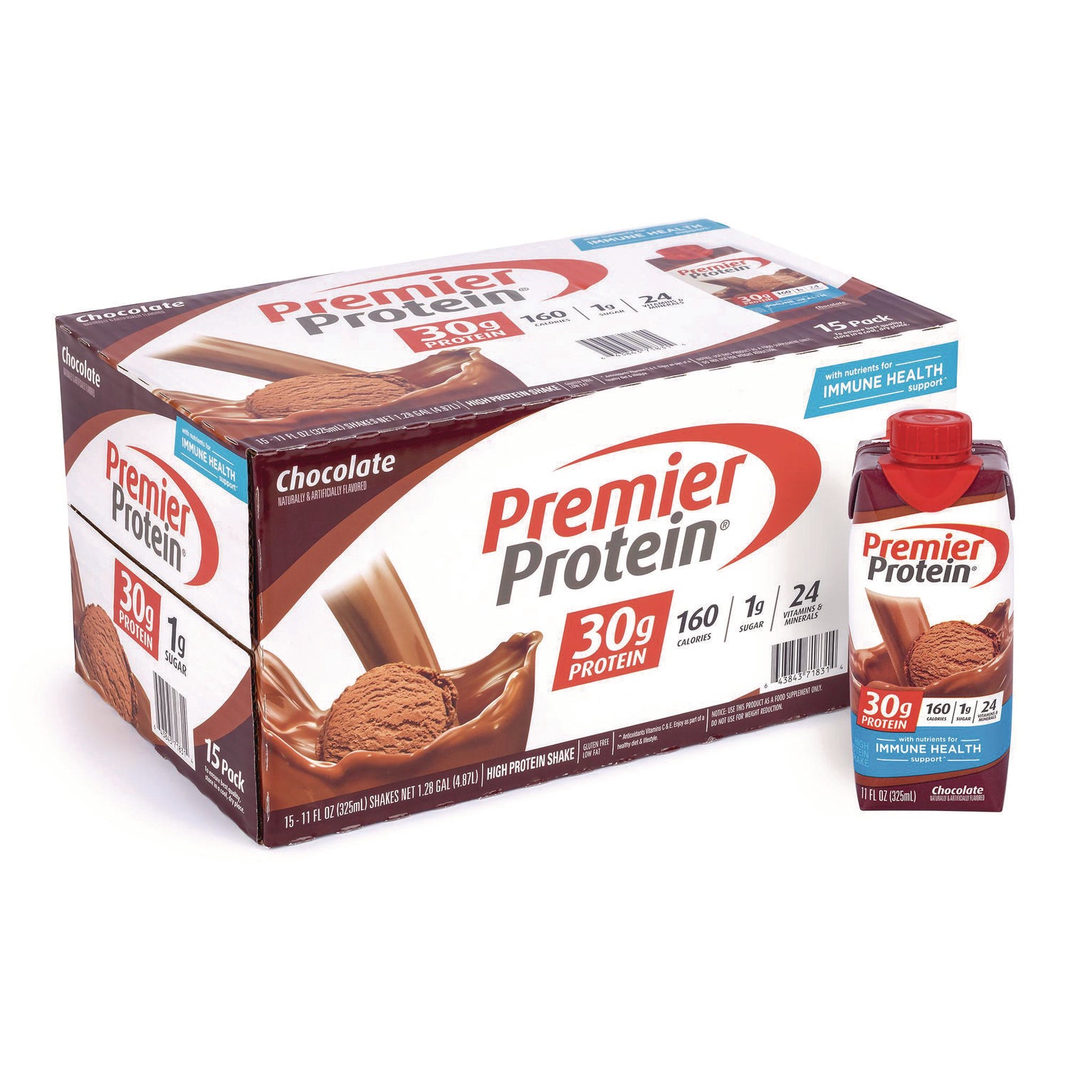 11 fl oz (325 mL) - Chocolate - 15/Bag - 1 Carton