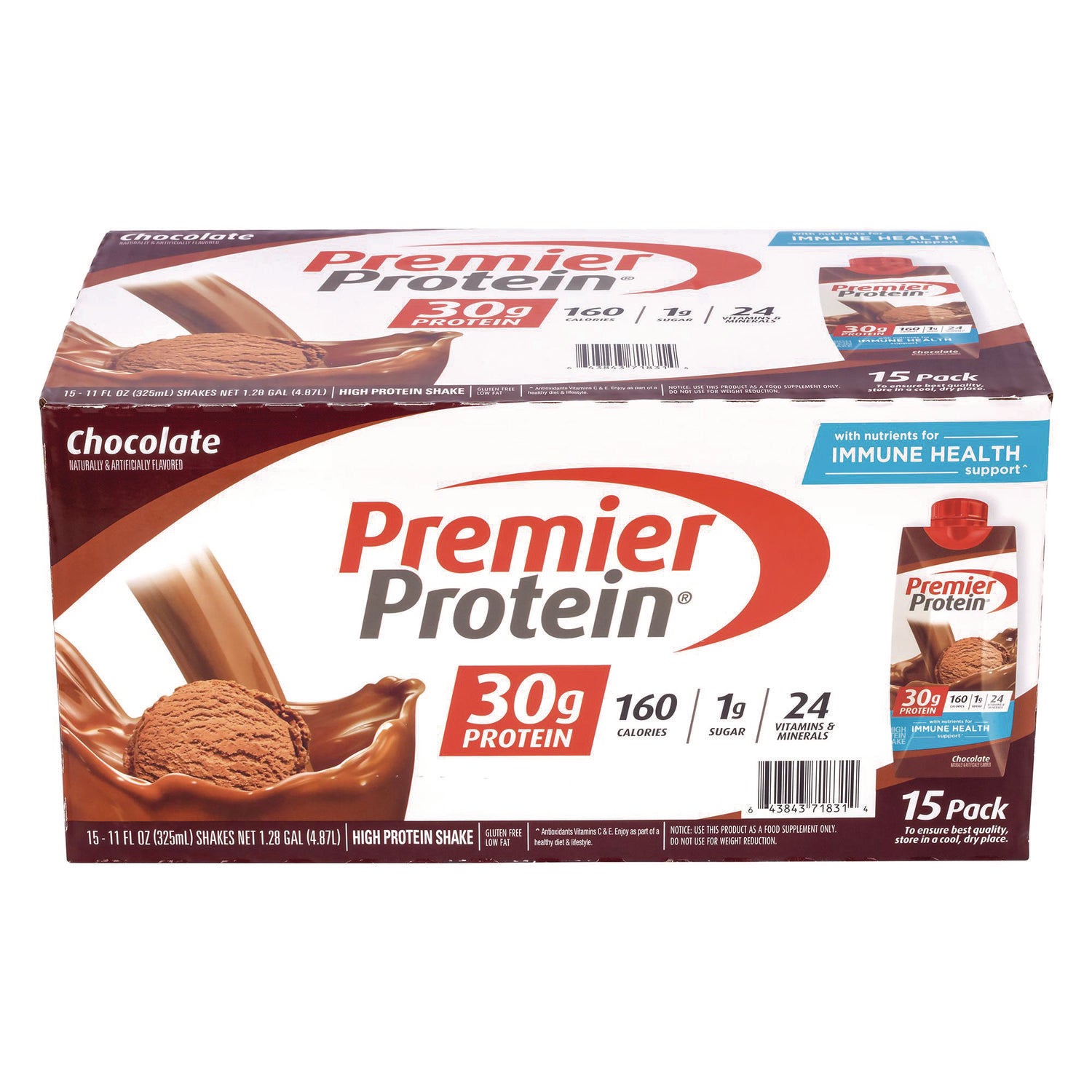 11 fl oz (325 mL) - Chocolate - 15/Bag - 1 Carton
