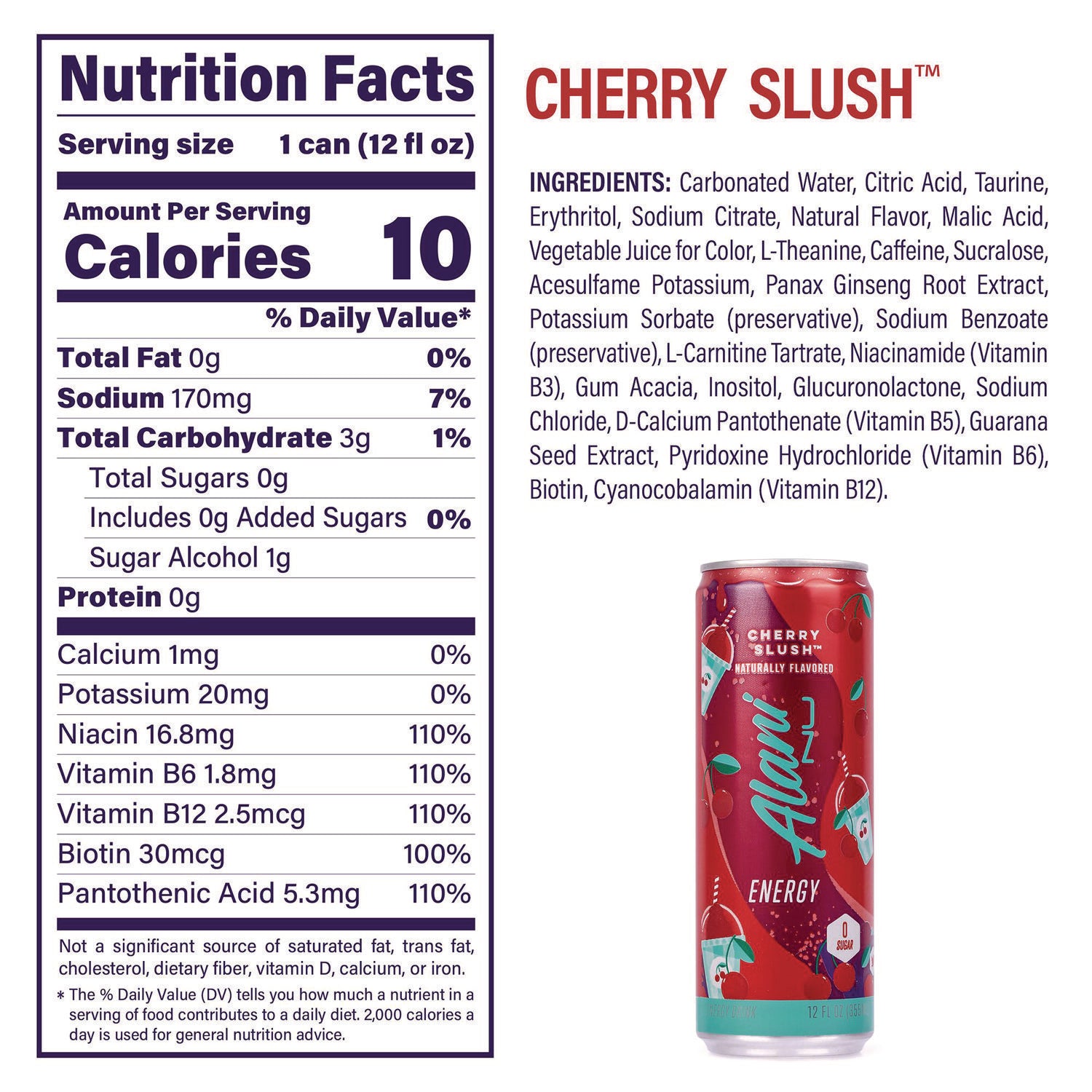 Sugar Free - 12 fl oz (355 mL) - Cherry Slush, Cosmic Stardust, Berry Blaze - 18/Carton - 1 Carton