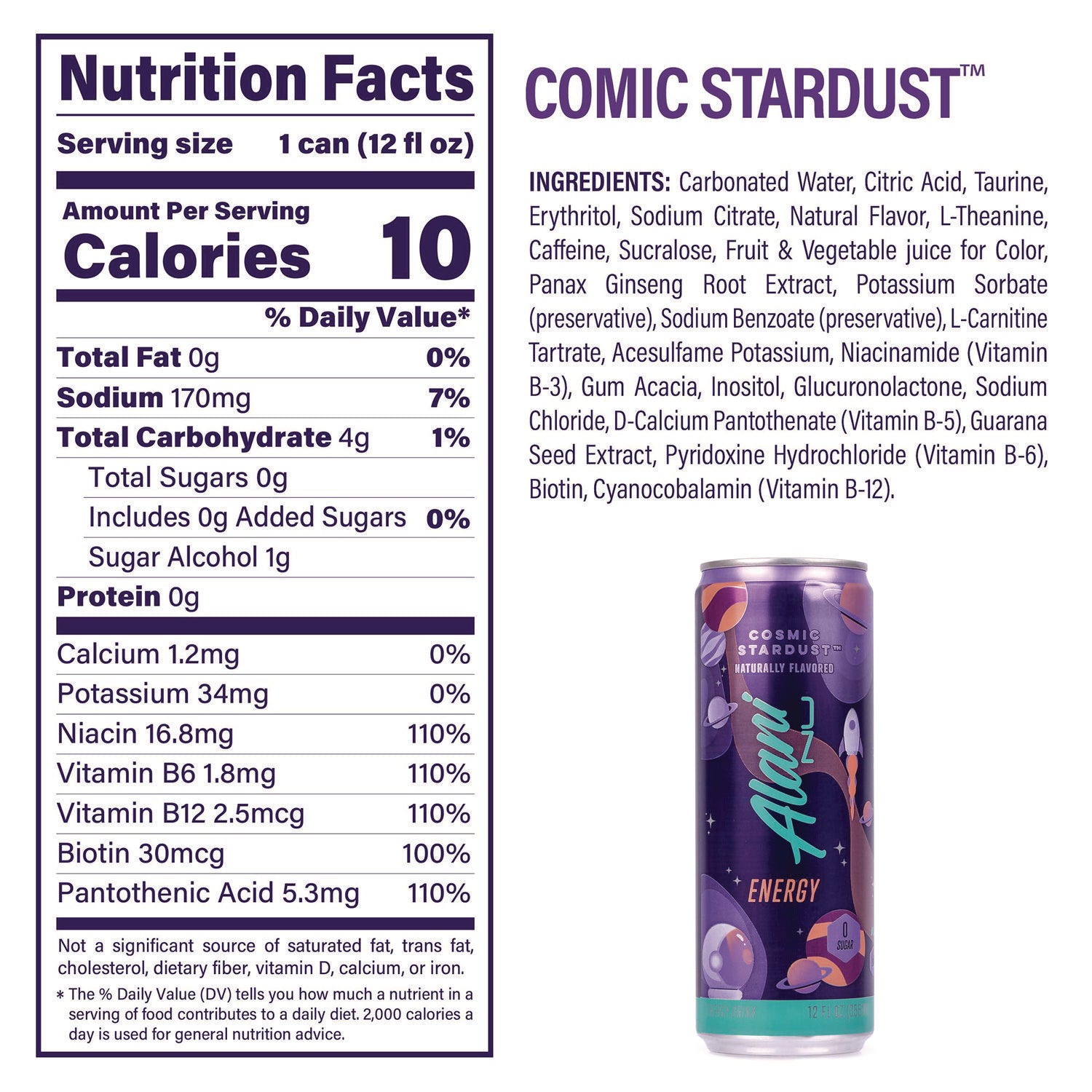 Sugar Free - 12 fl oz (355 mL) - Cherry Slush, Cosmic Stardust, Berry Blaze - 18/Carton - 1 Carton