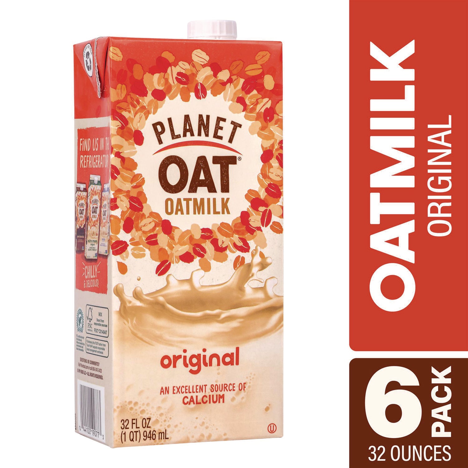 32 fl oz (946 mL) - Oat - 1 / Carton