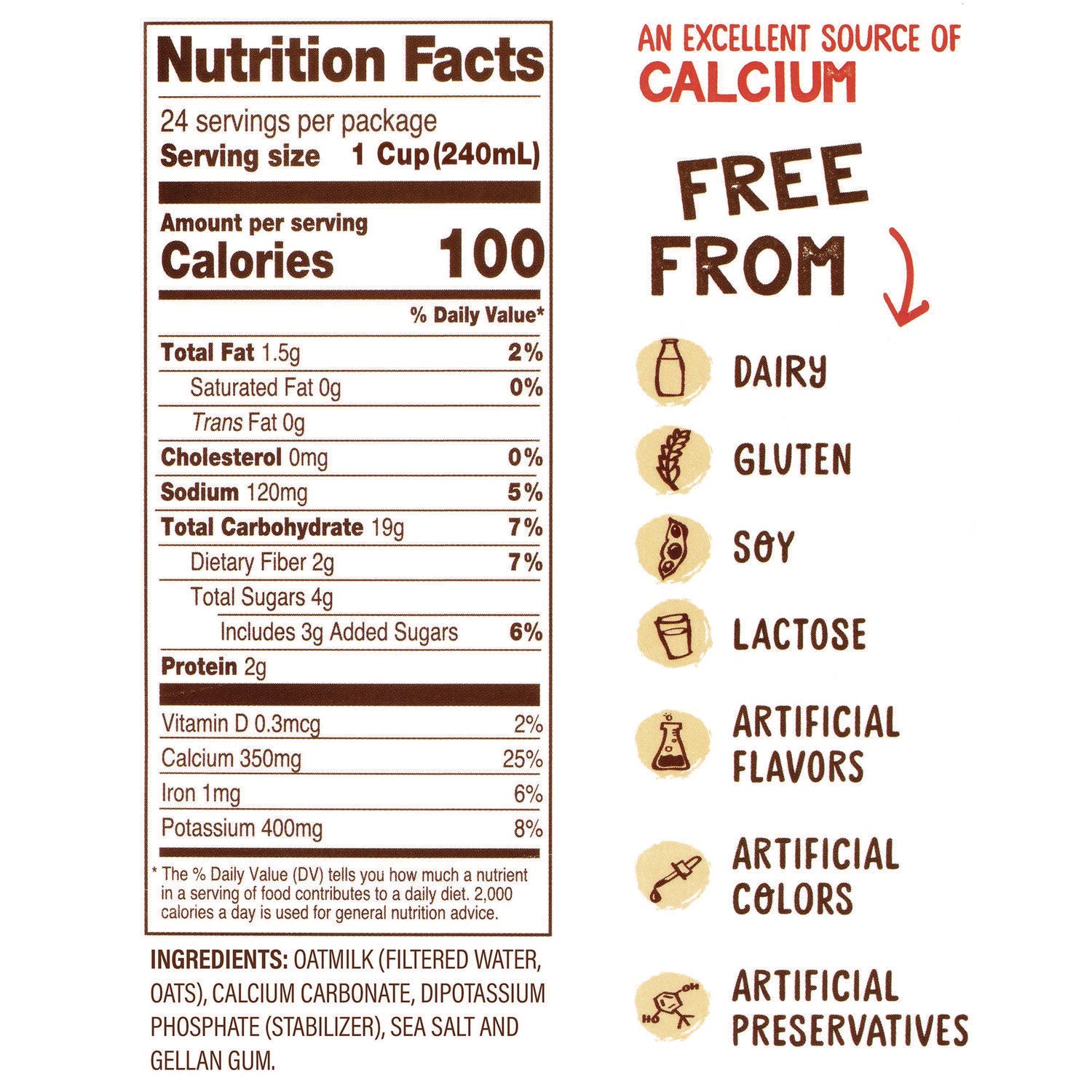 32 fl oz (946 mL) - Oat - 1 / Carton
