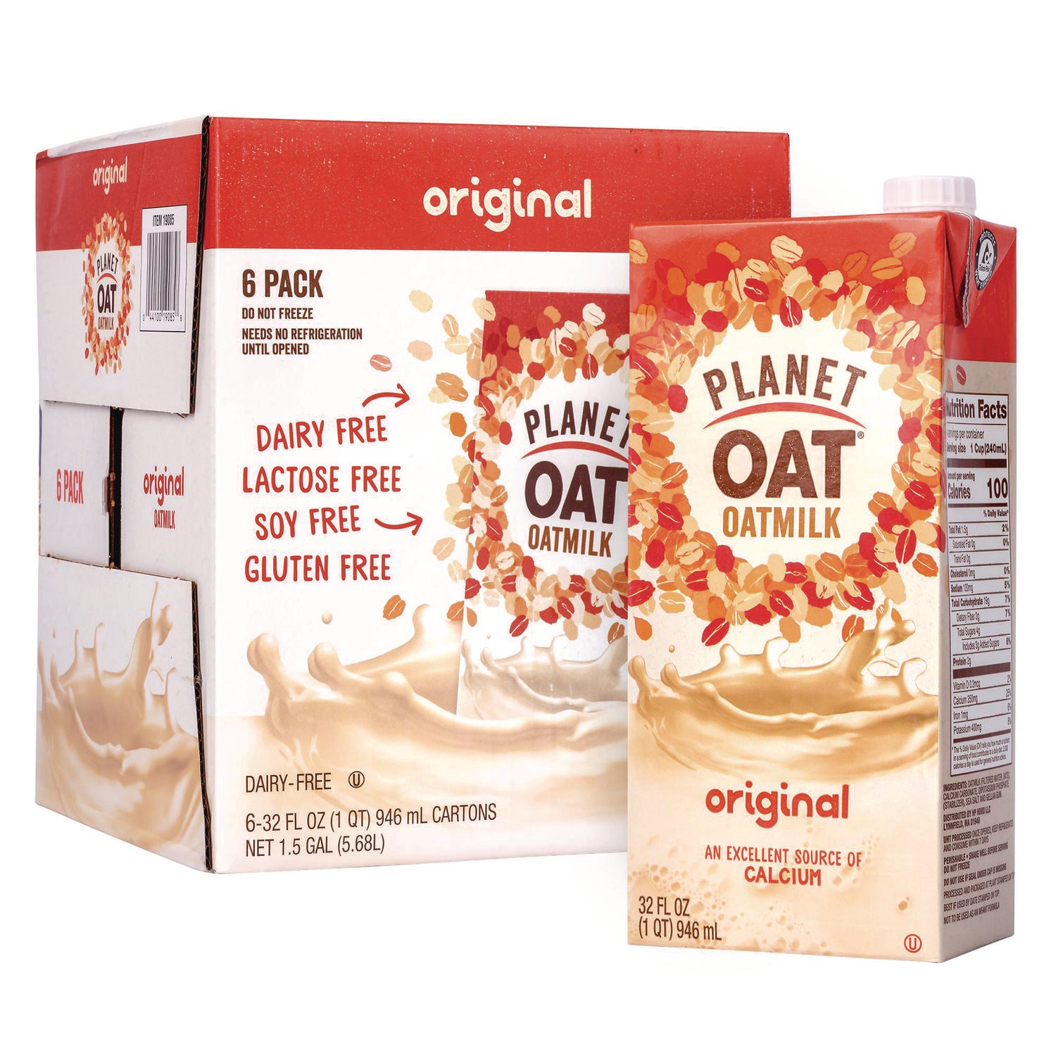 32 fl oz (946 mL) - Oat - 1 / Carton