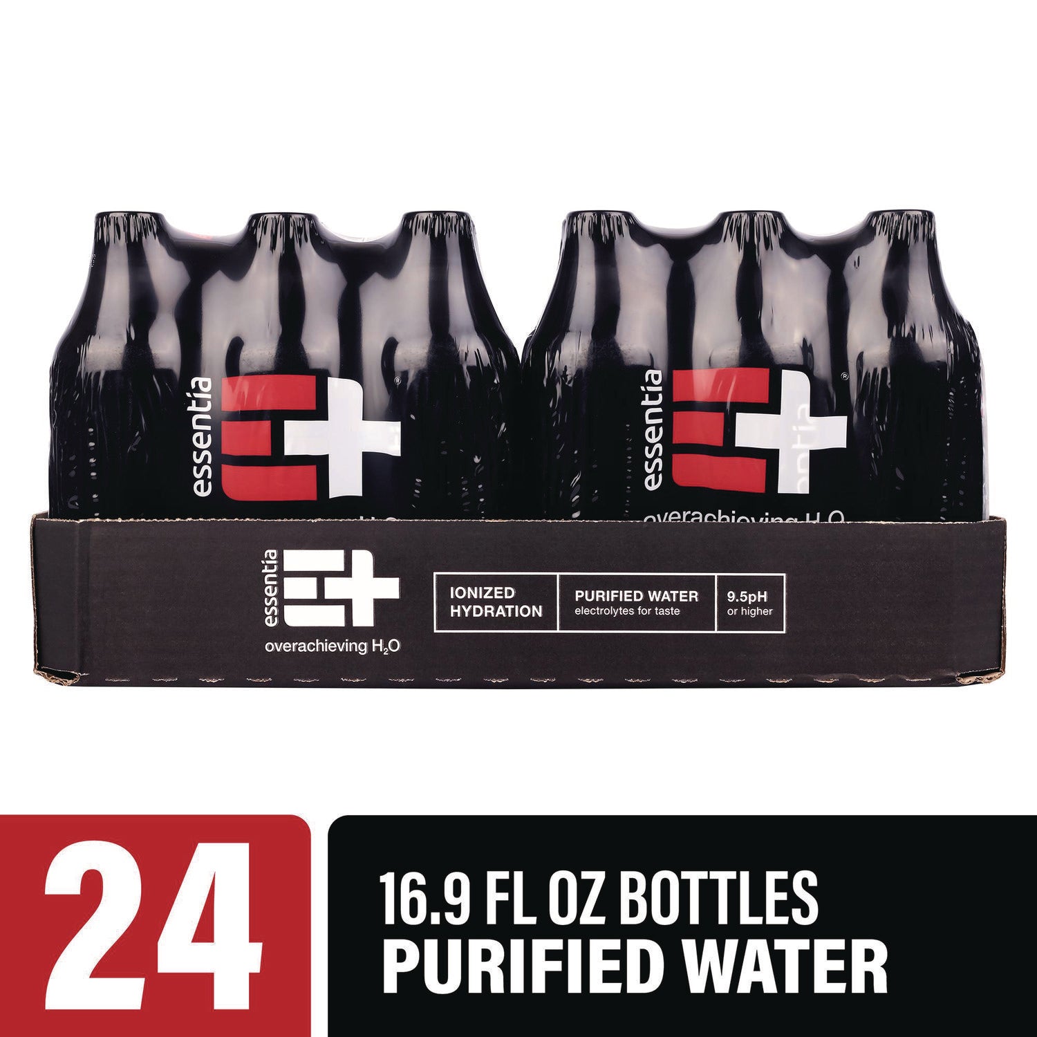 Essentia Ionized Alkaline Water, 16.90 fl oz (500 mL), 1 per Carton
