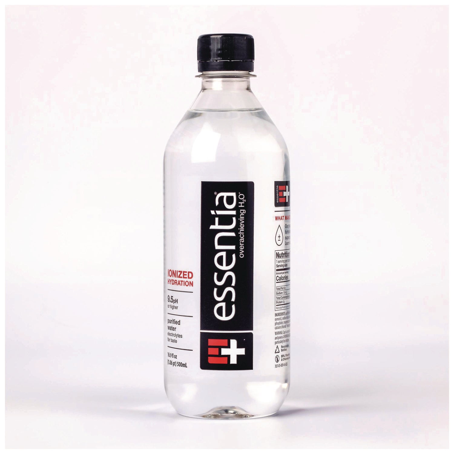 Essentia Ionized Alkaline Water, 16.90 fl oz (500 mL), 1 per Carton