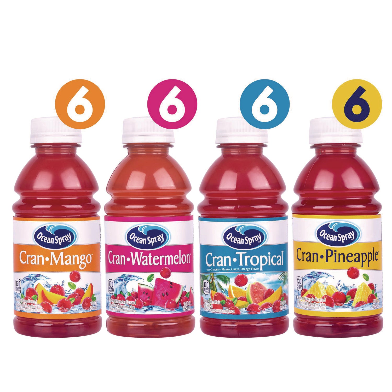 Cran Tropical, Cran Pineapple, Cran Mango, Cran Watermelon - 24 / Carton