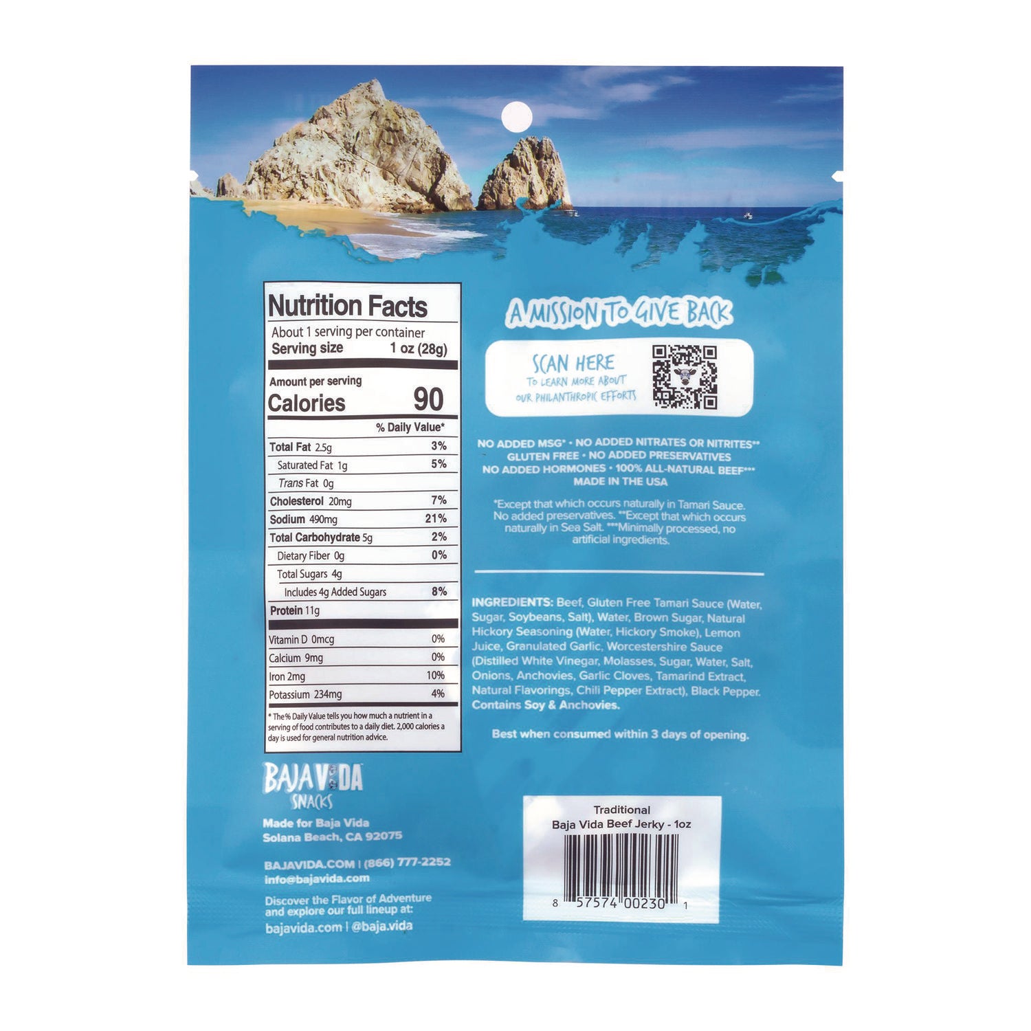 Green Rabbit Beef Snack - Beef, Hickory Smoked, Brown Sugar - 1 / Carton