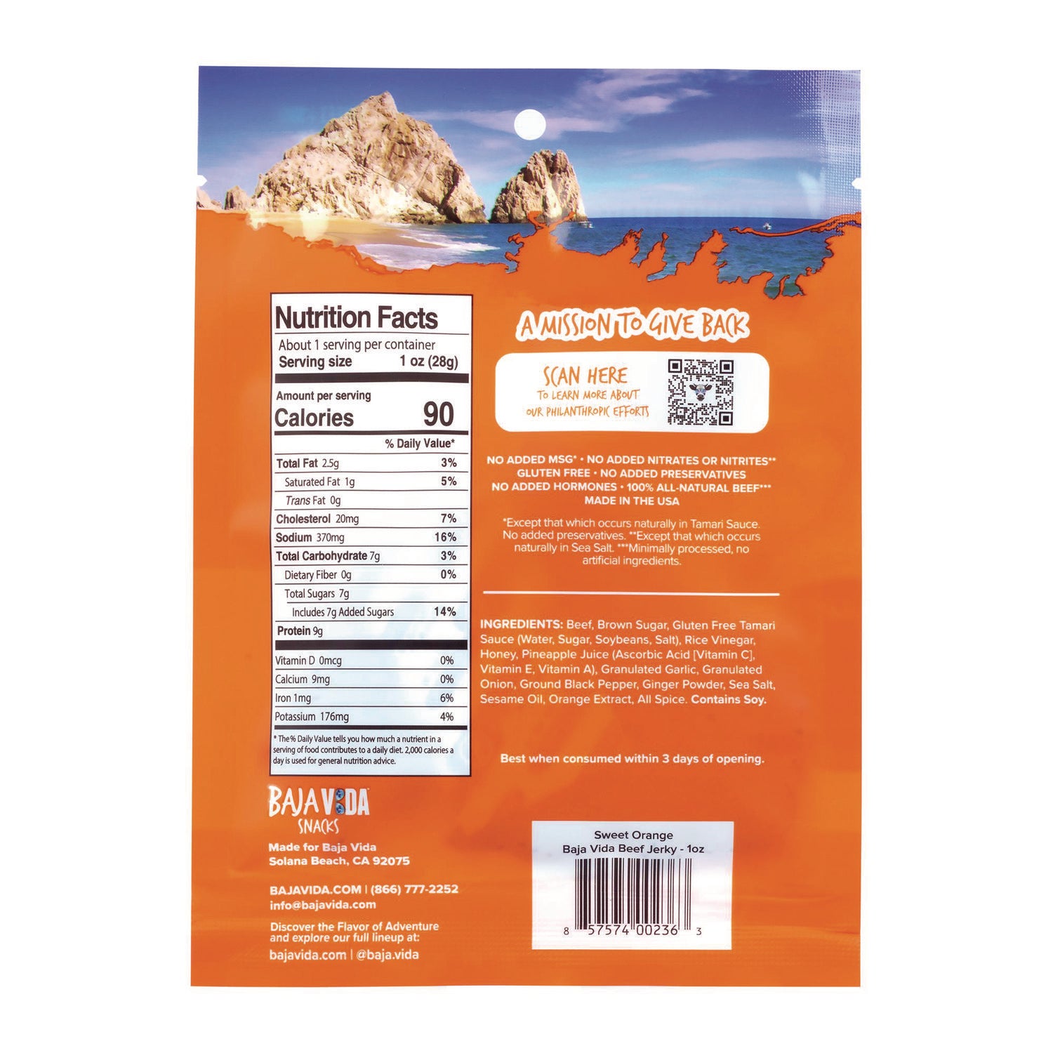 Beef, Orange, Sweet and Savory, Pineapple - 1 / Carton