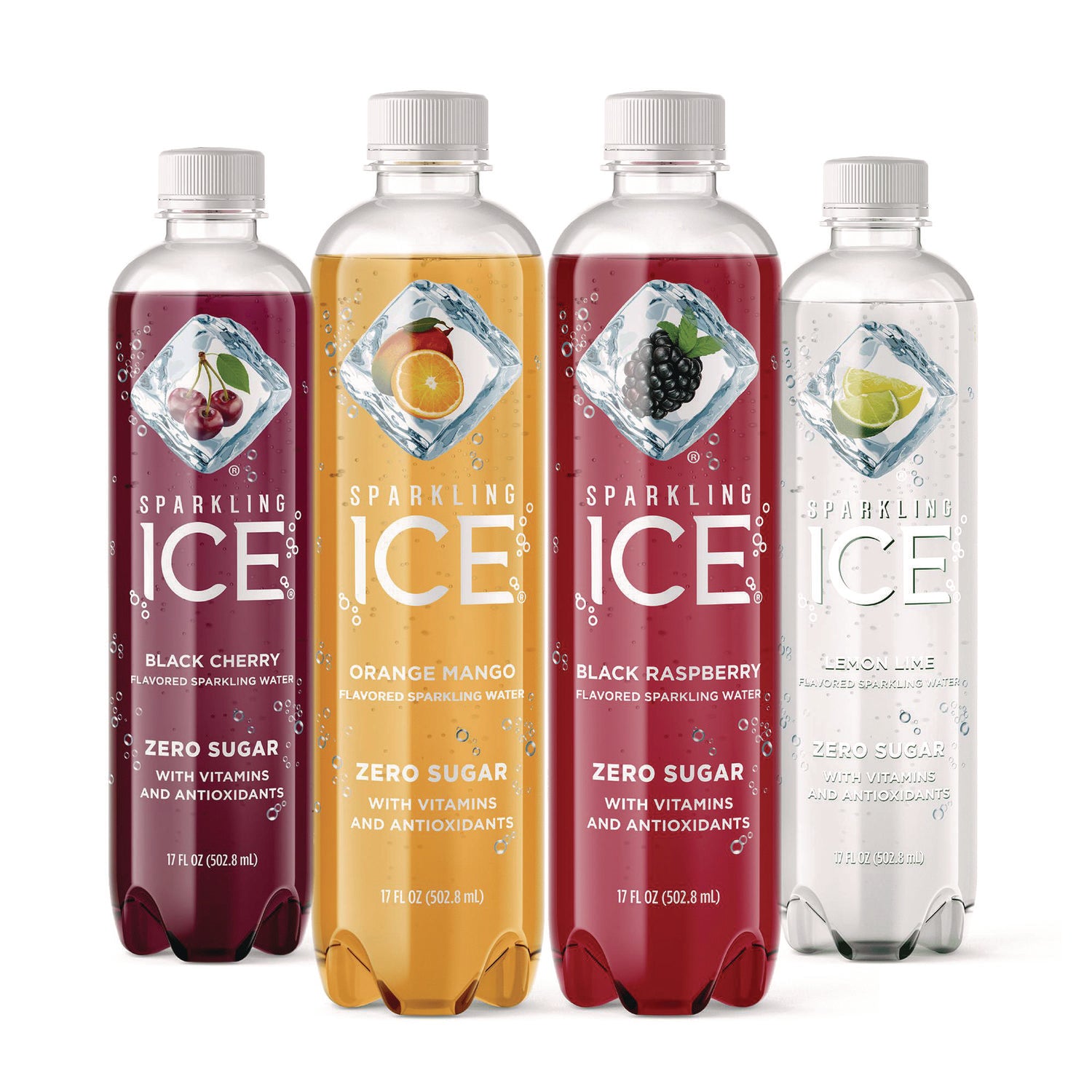 Black Cherry, Lemon Lime, Orange Mango, Raspberry - 1 / Carton
