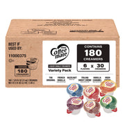 Irish Creme, Original, French Vanilla, Hazelnut, Vanilla Caramel, Italian Sweet Creme Flavor - 0.38 fl oz (11 mL) - 180/Box - 1 Carton