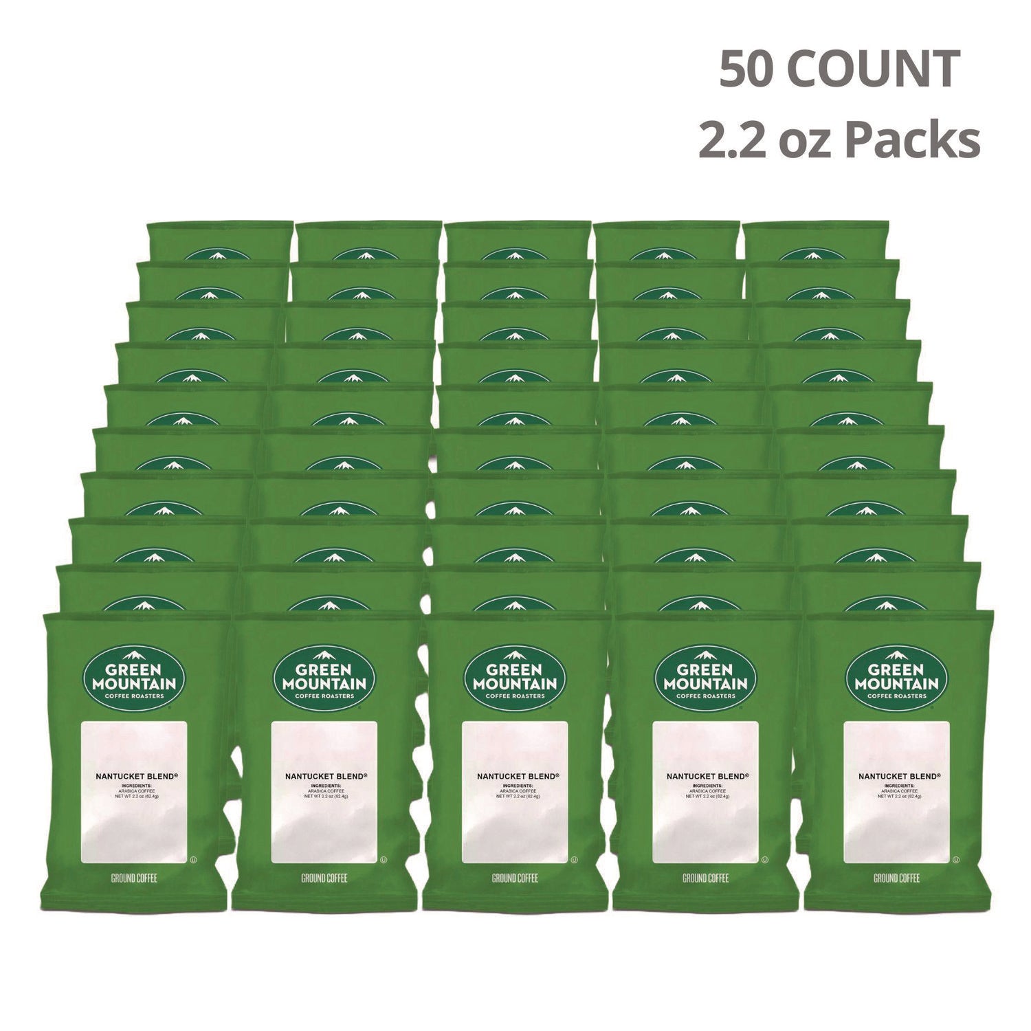 Regular - 2.2 oz Per Packet - 50 Packet - Ground - 50 / Carton