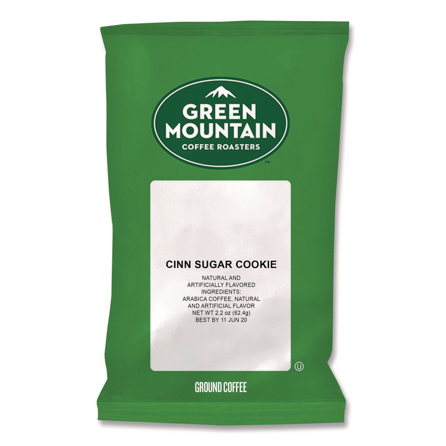 Cinnamon Sugar Cookie Coffee Fraction Packs, 2.2 Oz, 50/carton