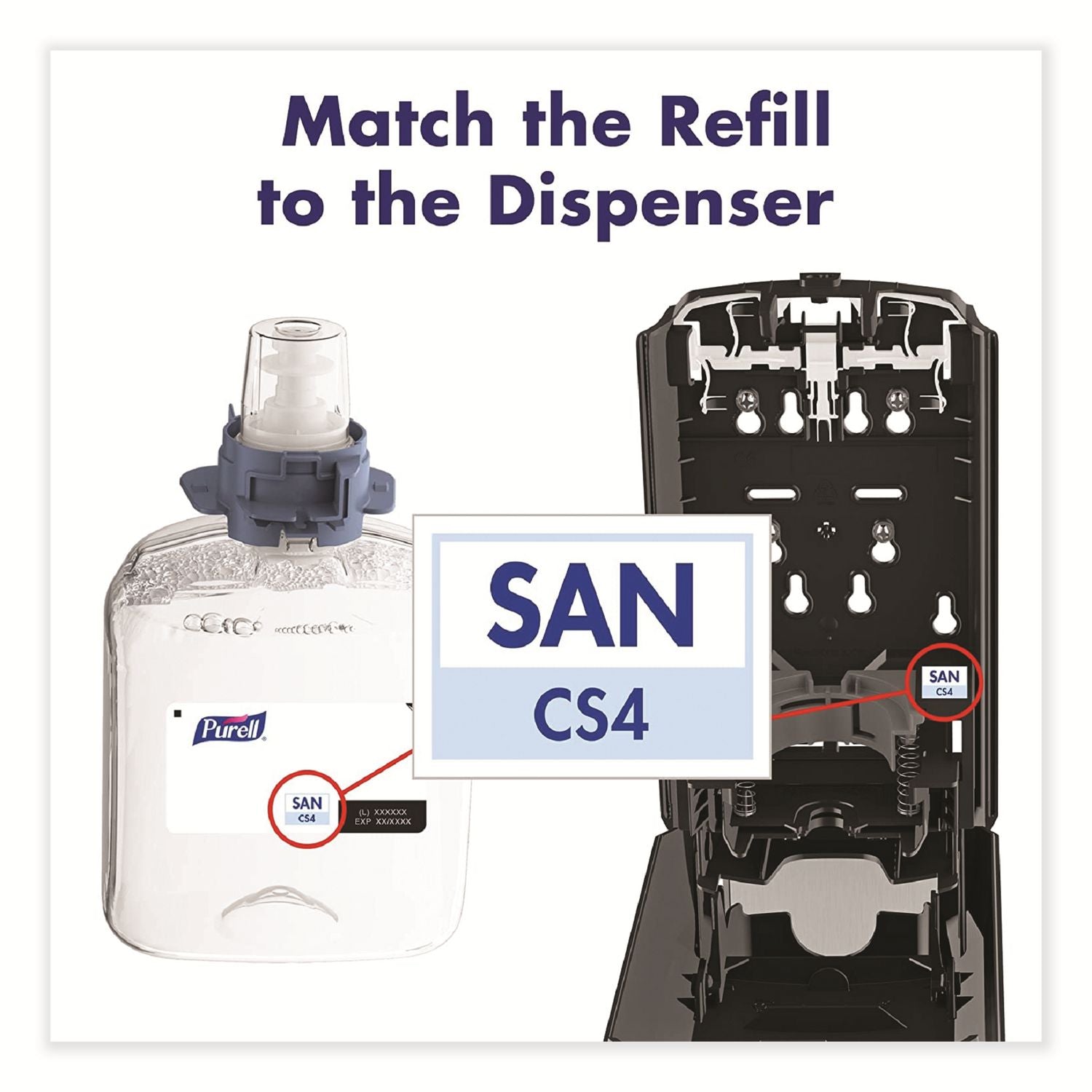 PURELL&reg; Hand Sanitizer Foam Refill - 1.27 quart - Kill Germs - Hand - Moisturizing - Clear - 4 / Carton