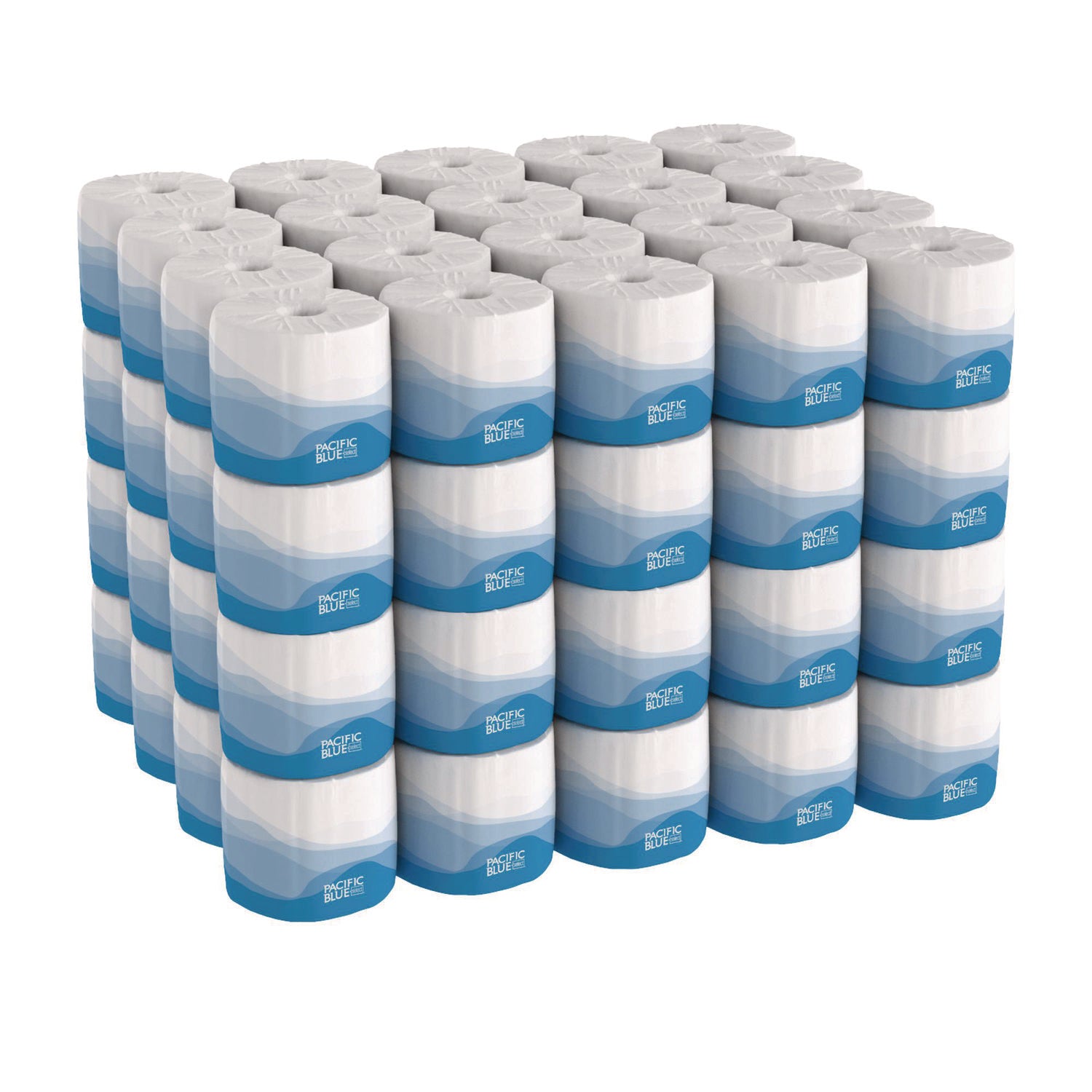 2 Ply - 4" Width x 4.05" Length - 550 Sheets/Roll - White - 80 / Carton